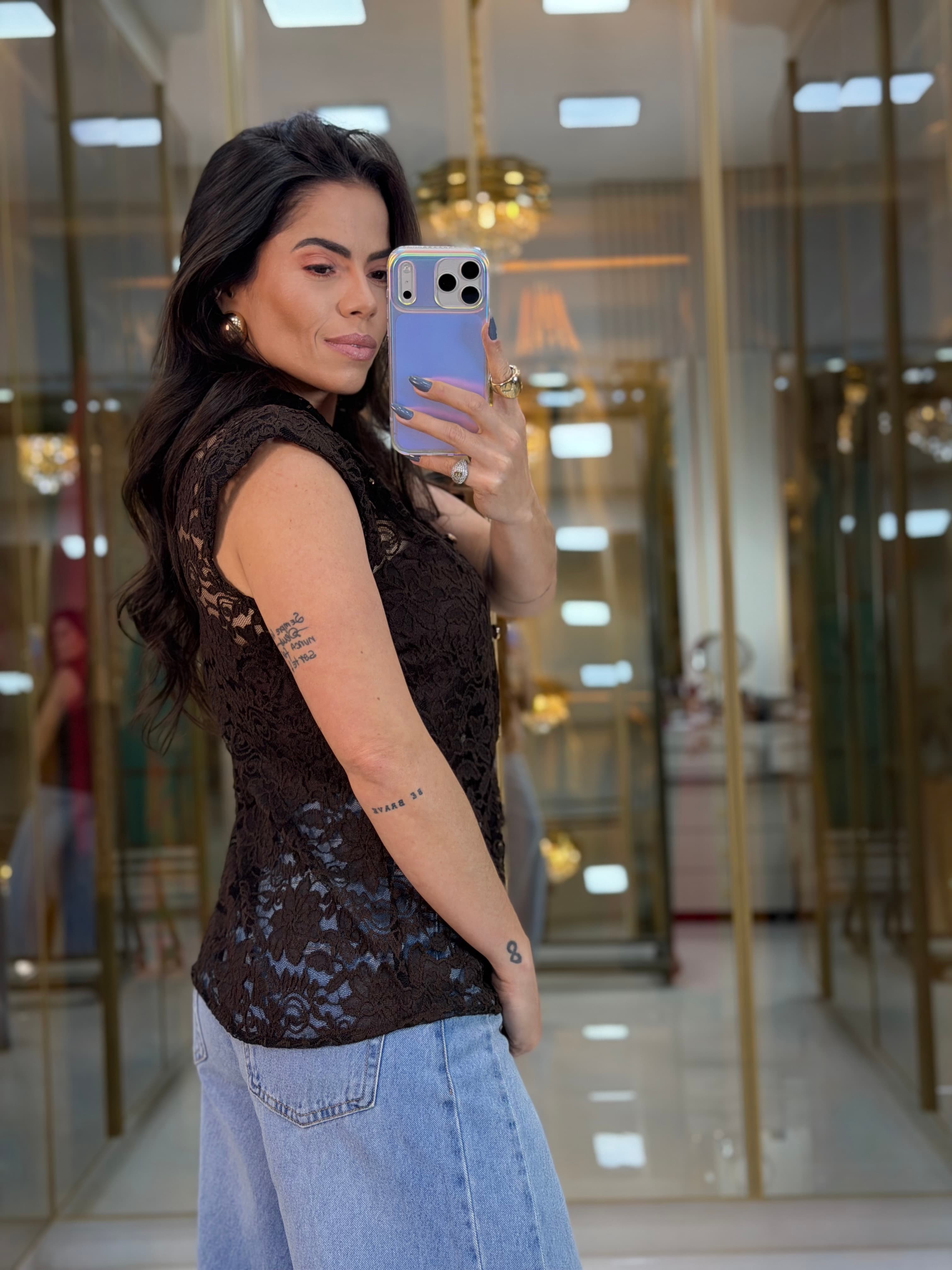 BLUSA RENDA