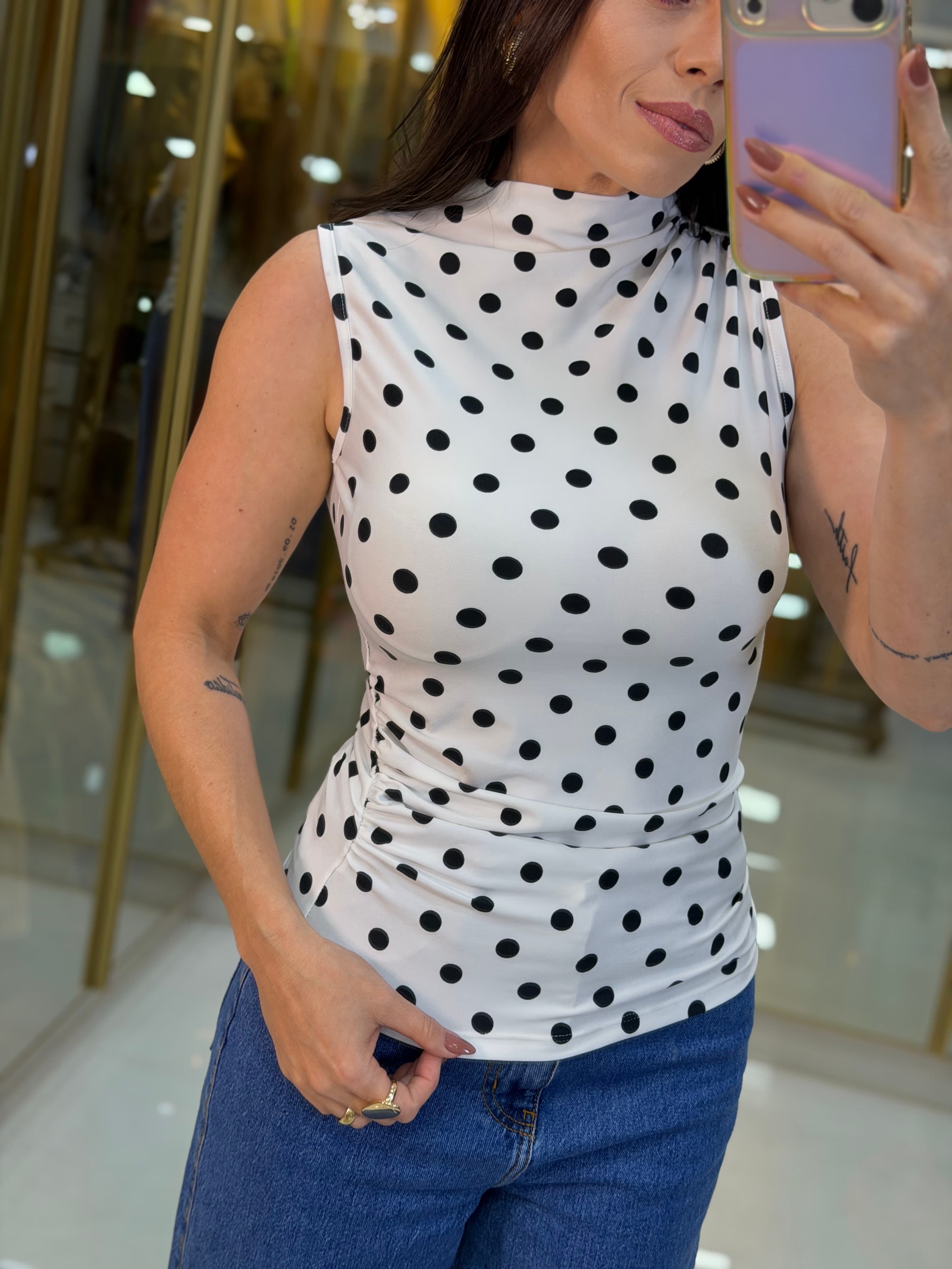 BLUSA POLIAMIDA GOLA
