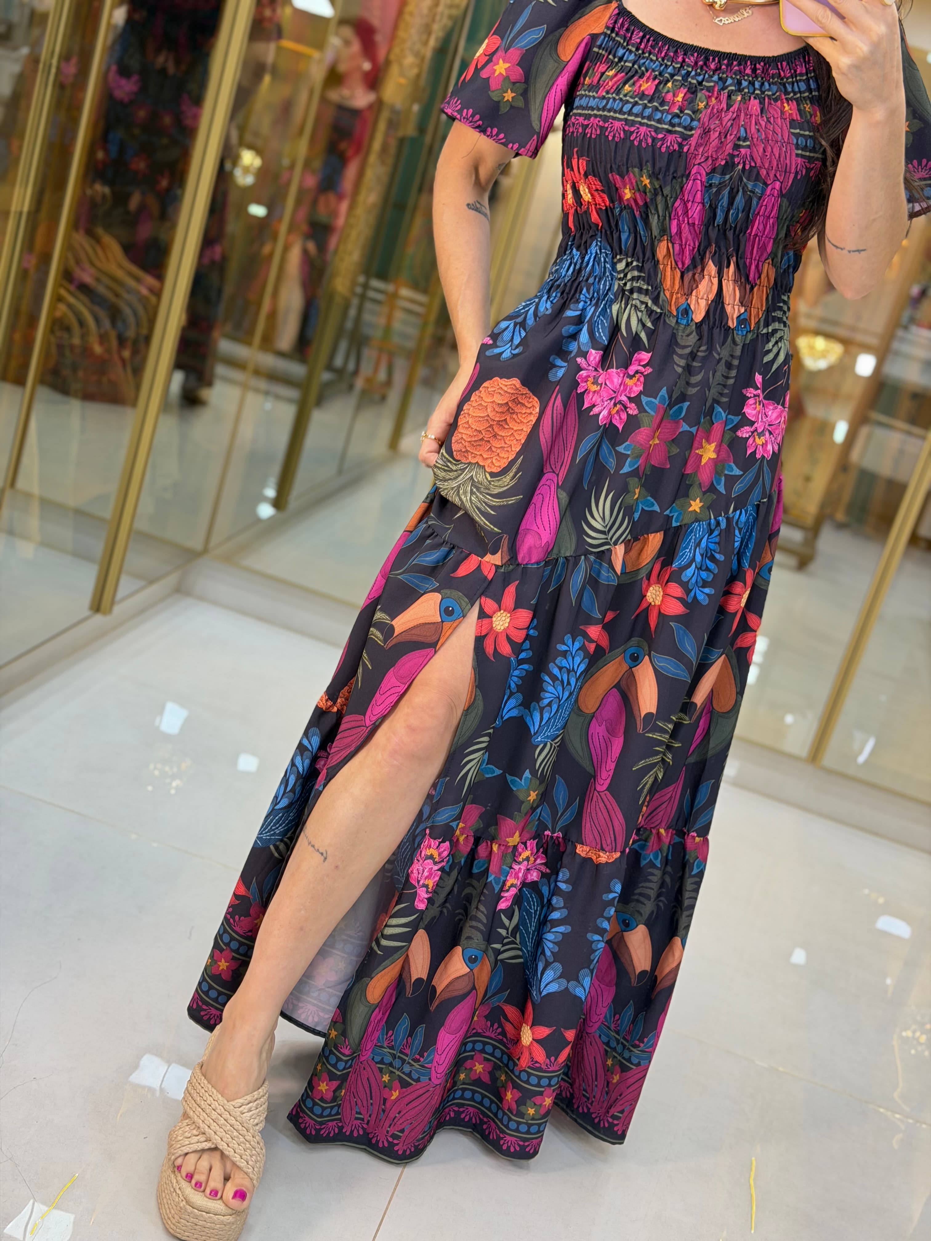 VESTIDO MANGA
