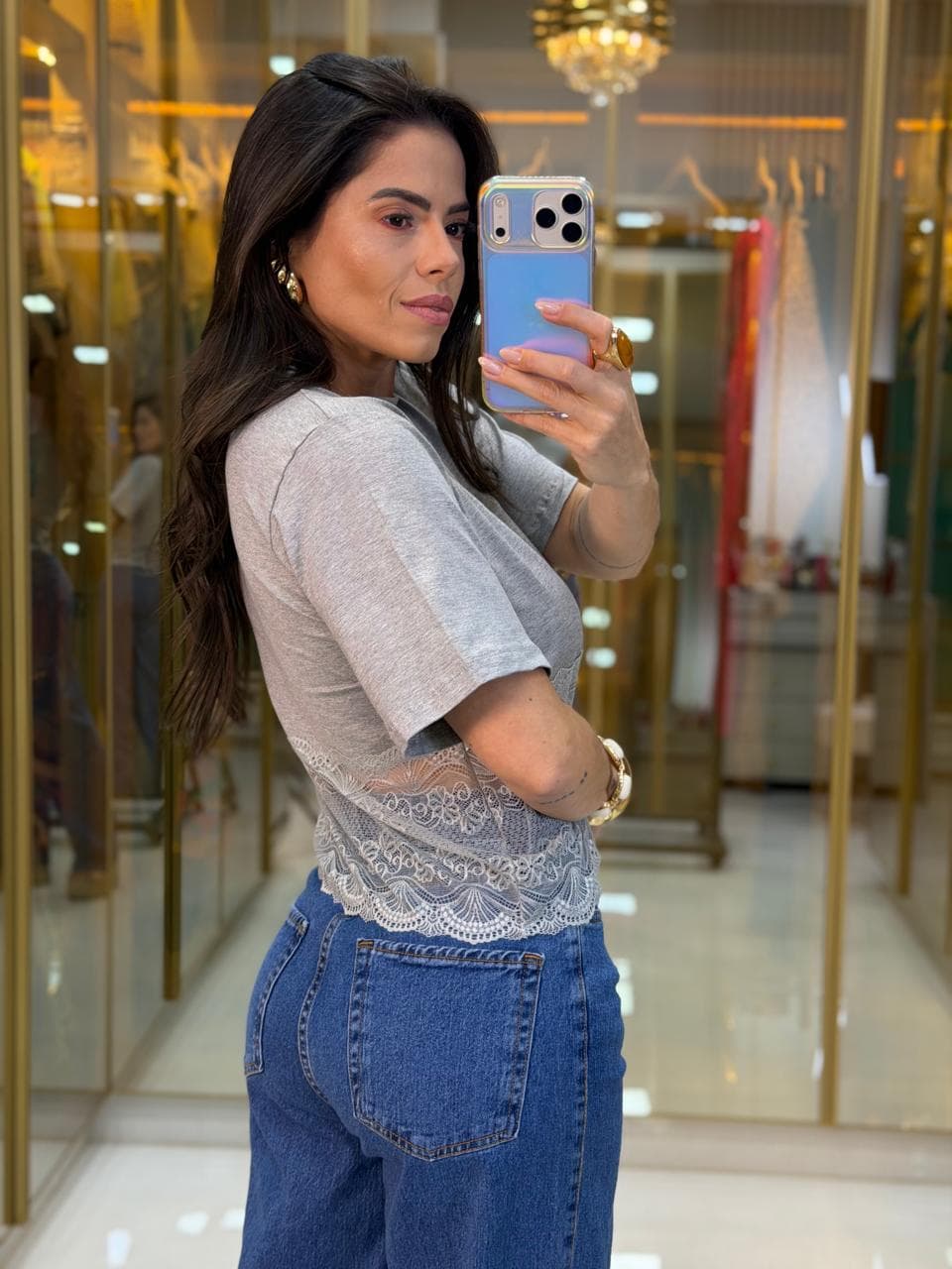 BLUSA RENDA