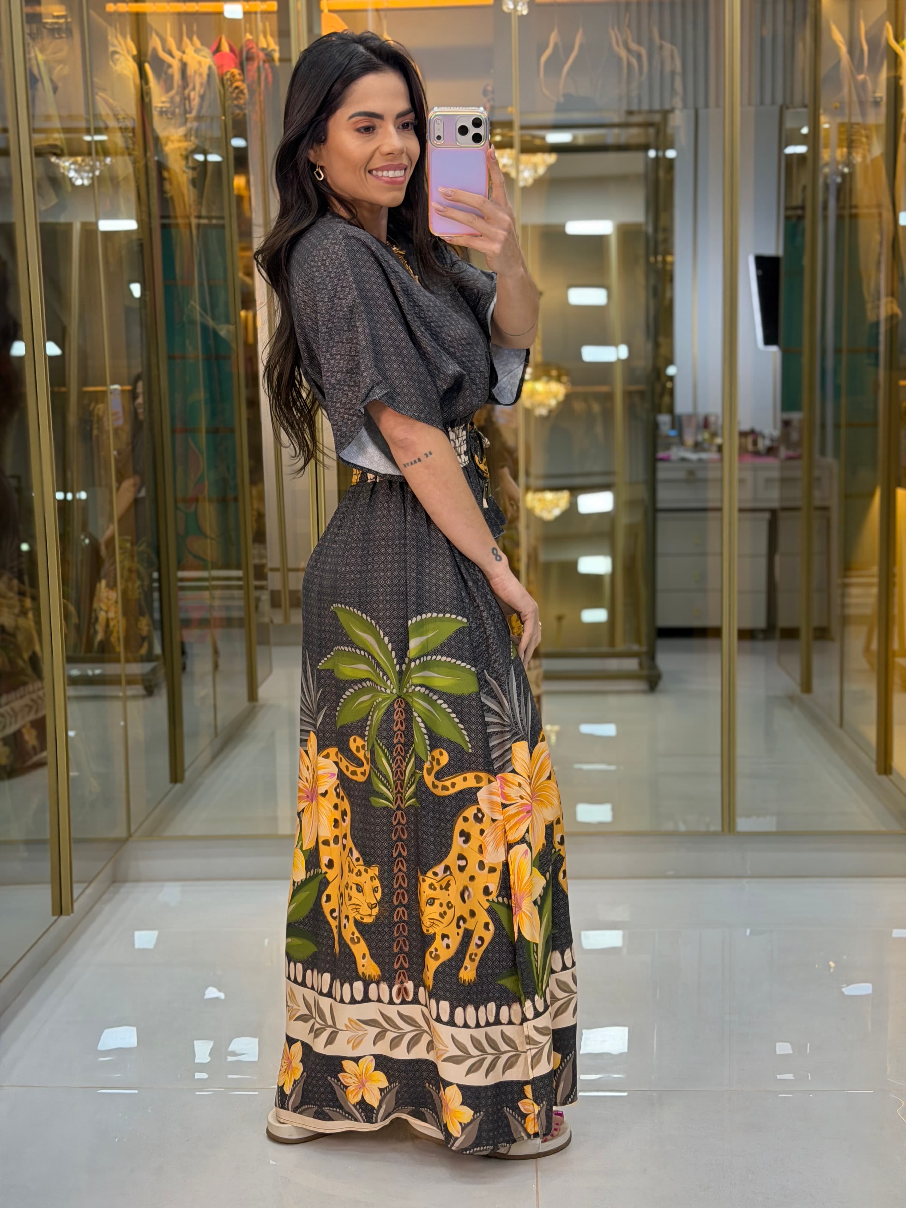 VESTIDO MANGA