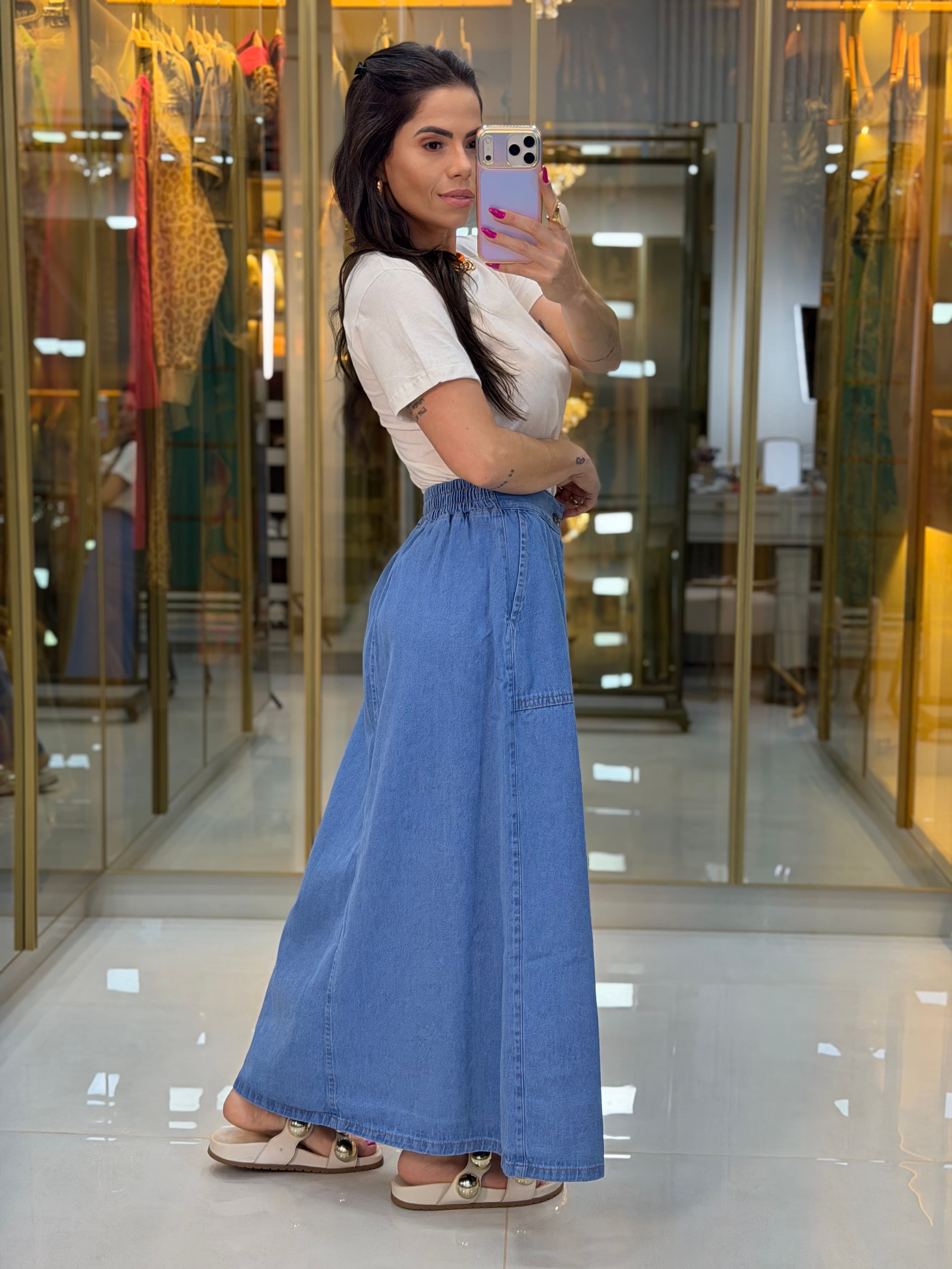 Saia Jeans