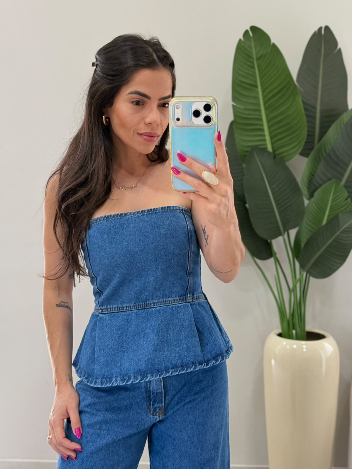 CONJUNTO CALÇA JEANS