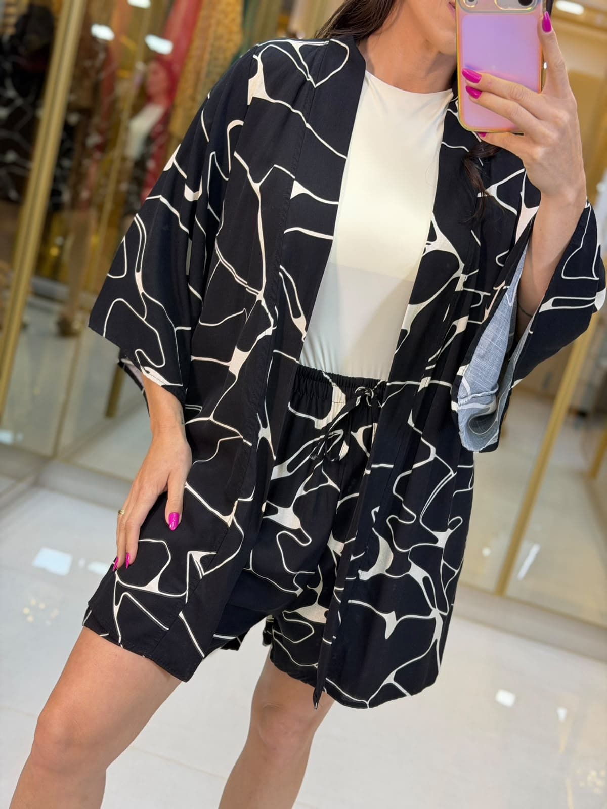 CONJUNTO KIMONO SHORT