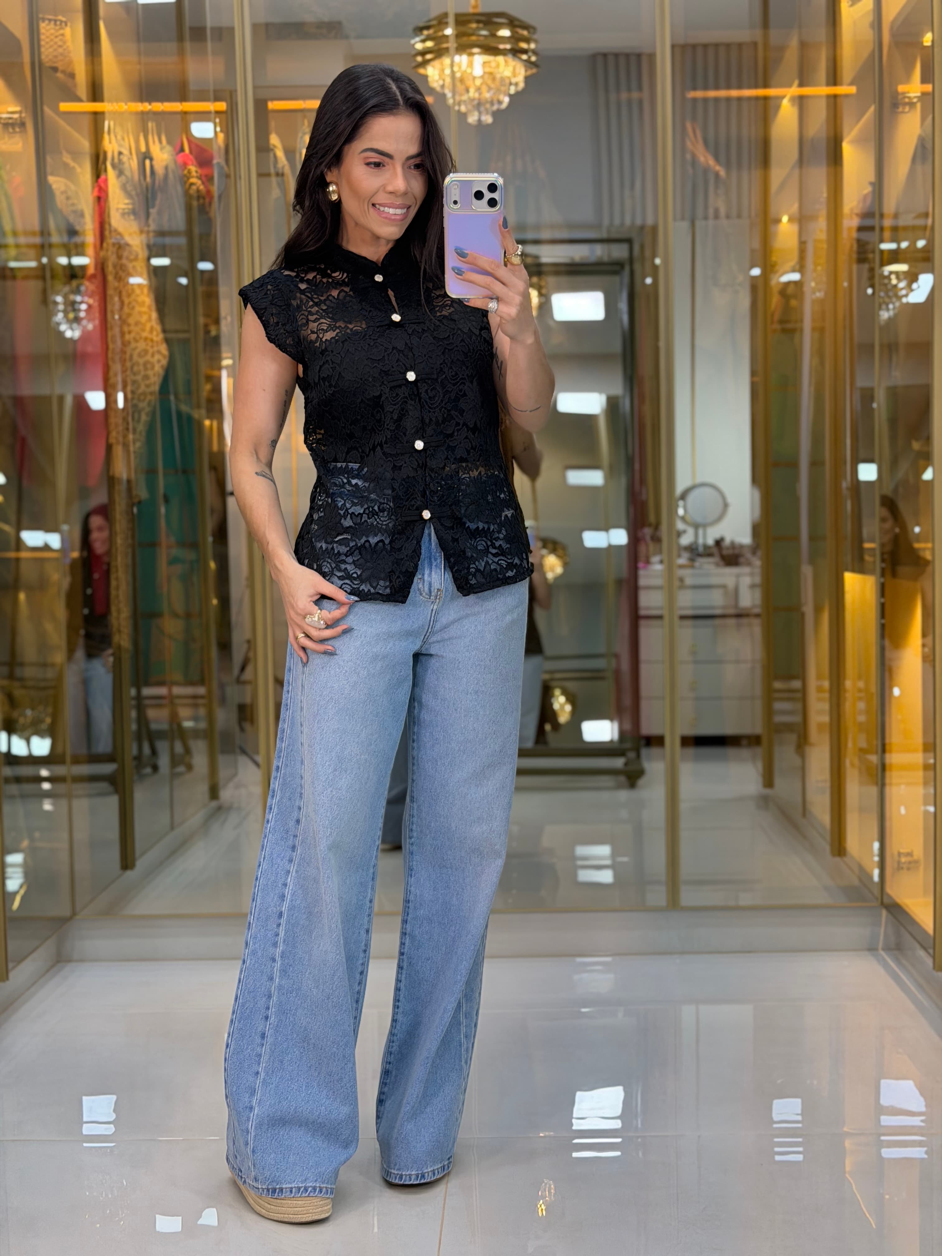 BLUSA RENDA