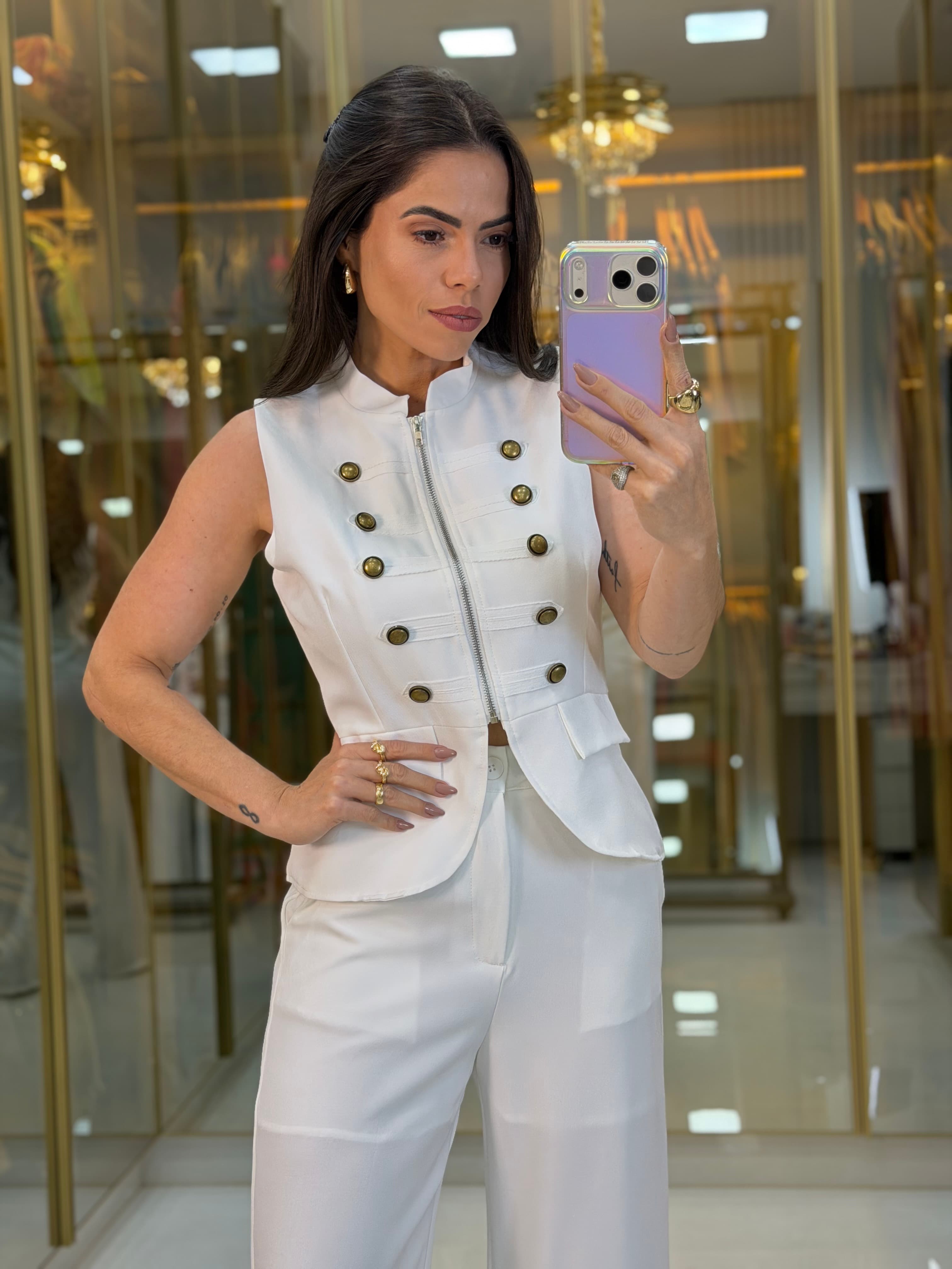 CONJUNTO ALFAITARIA BOTÃO OFF