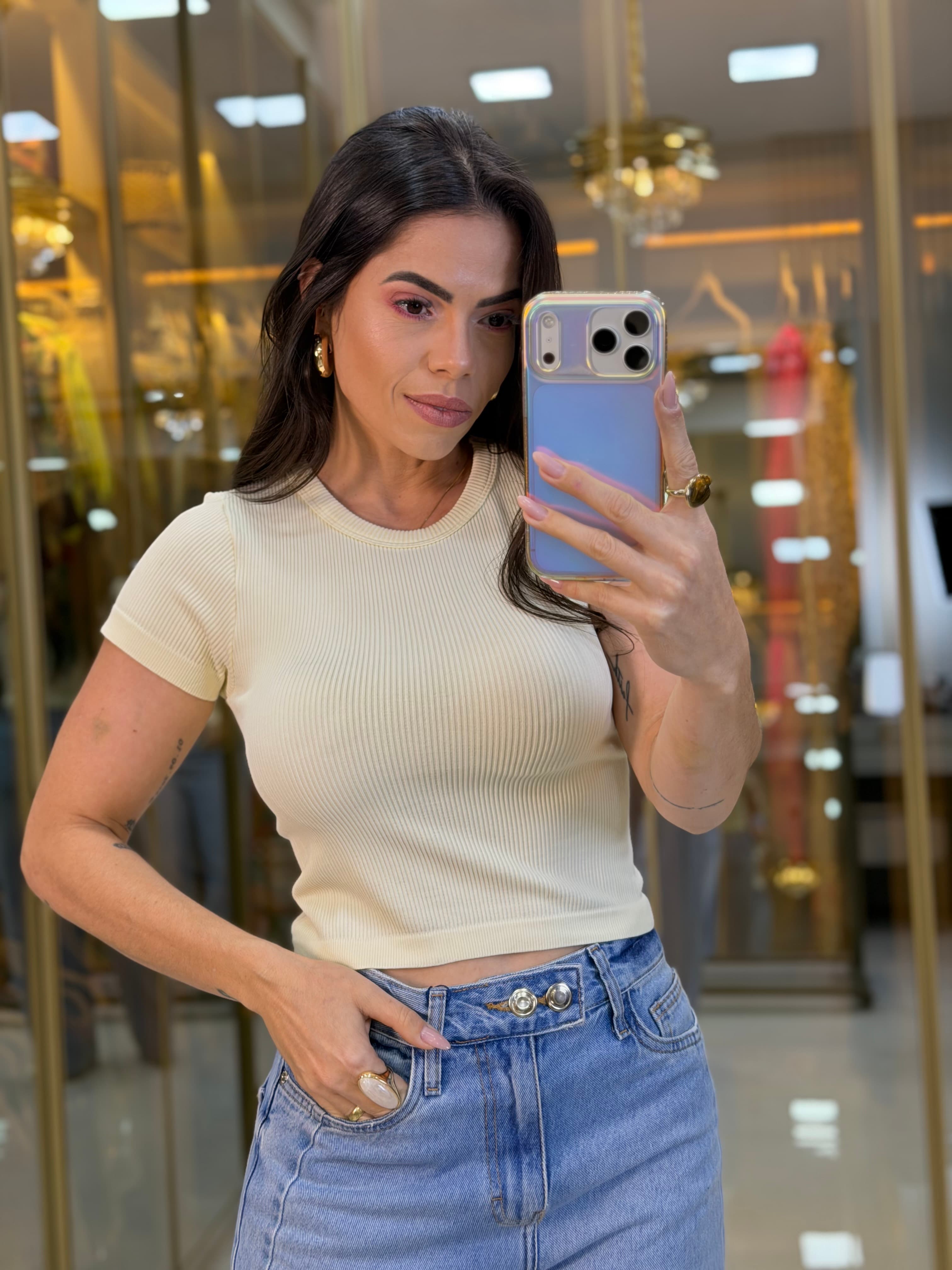 CROPPED MICROFIBRA