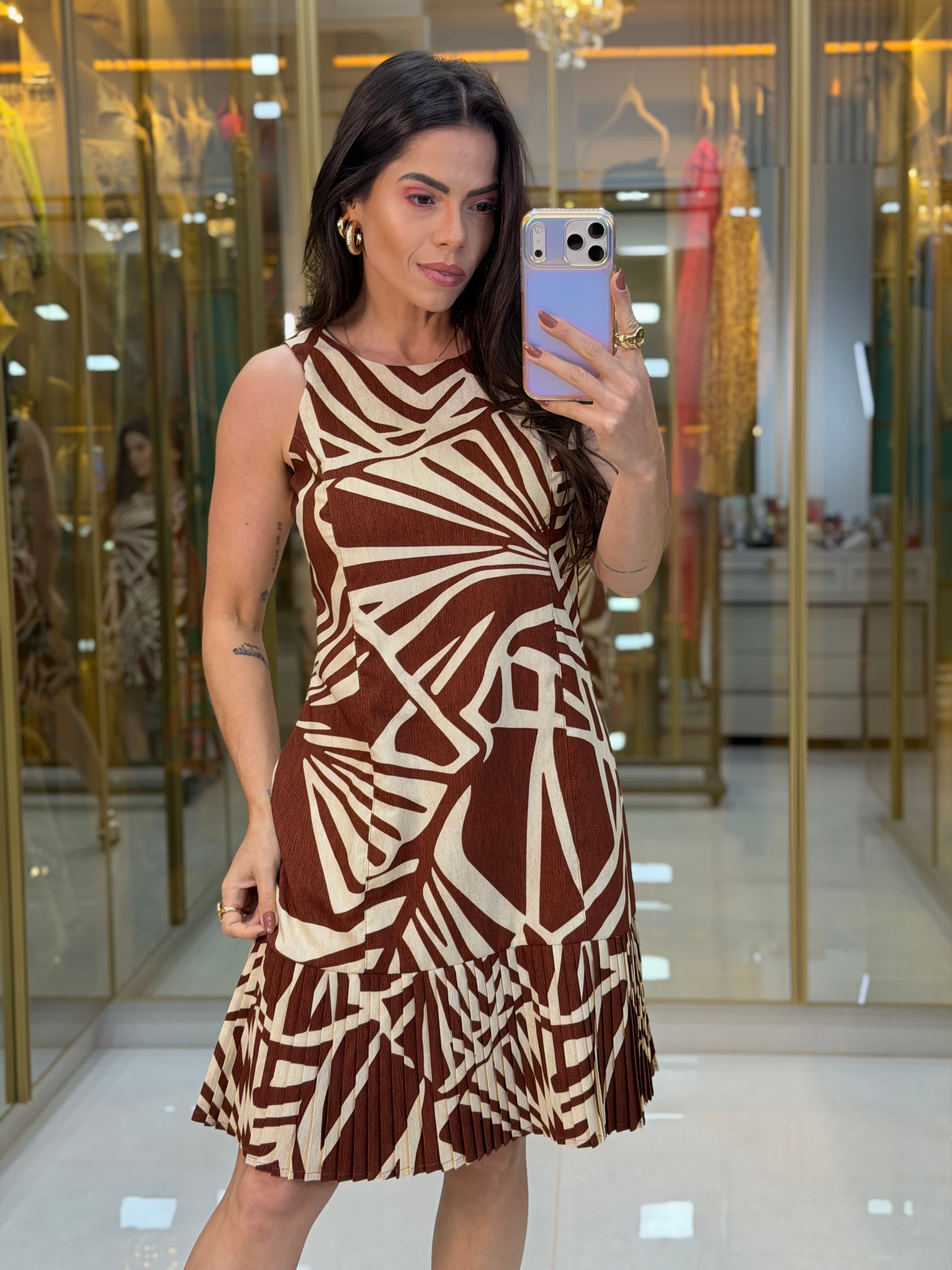 VESTIDO PLISSADO
