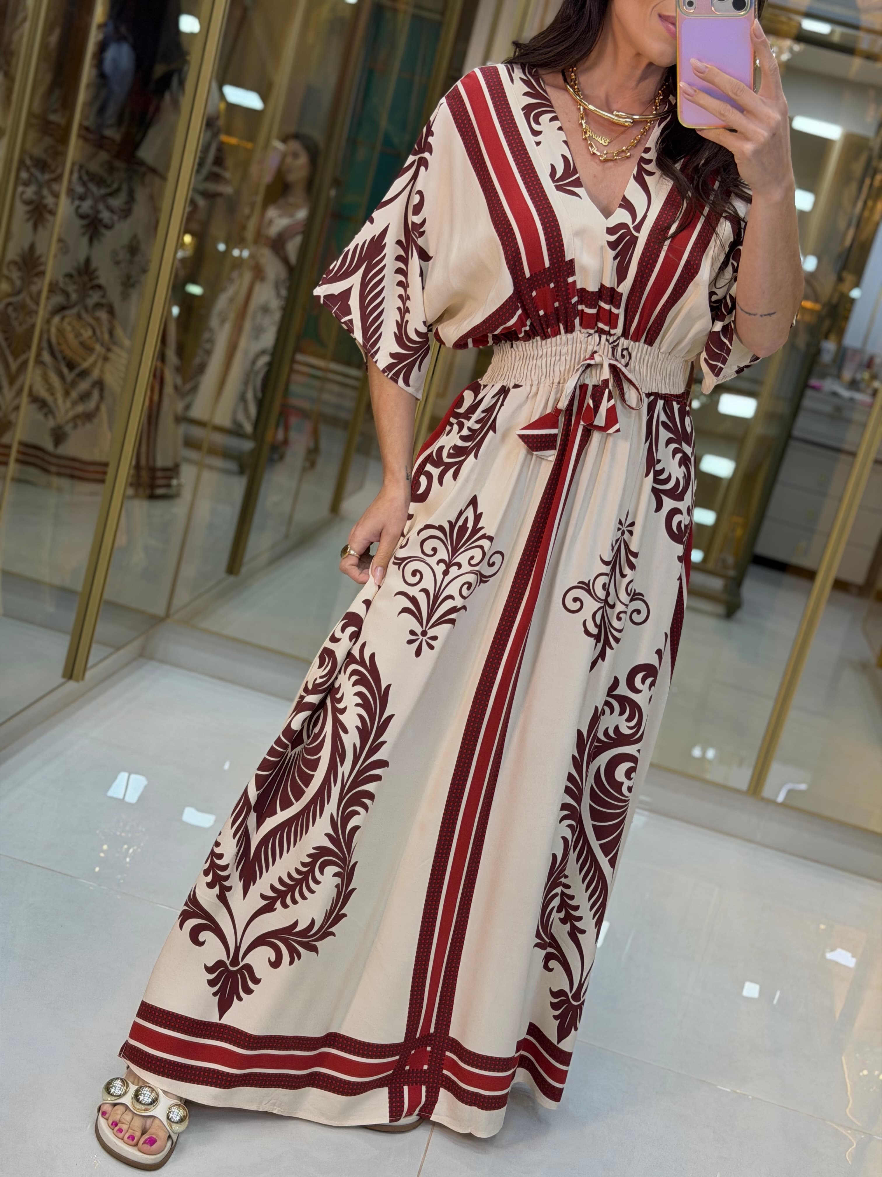 VESTIDO MANGA