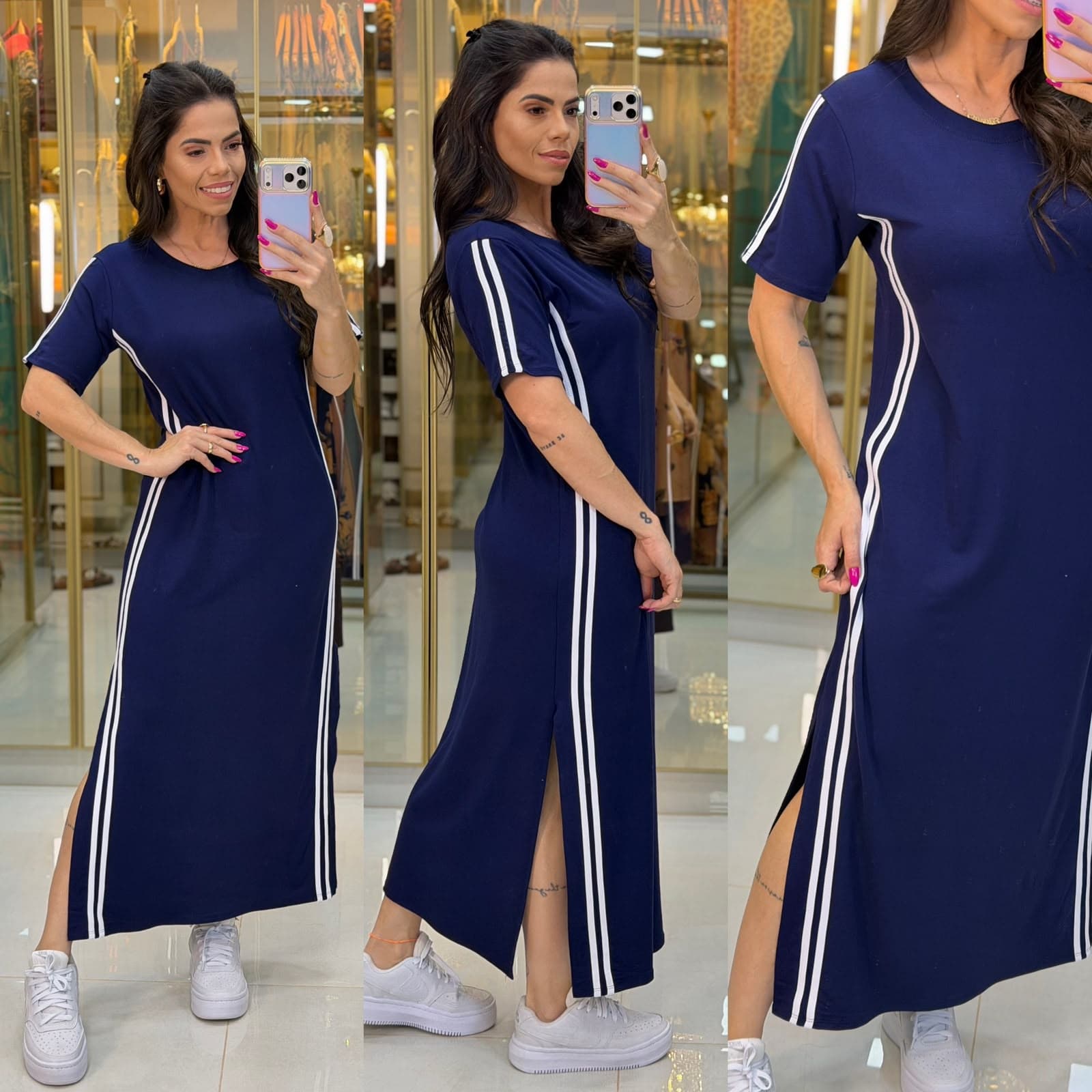 VESTIDO MANGA