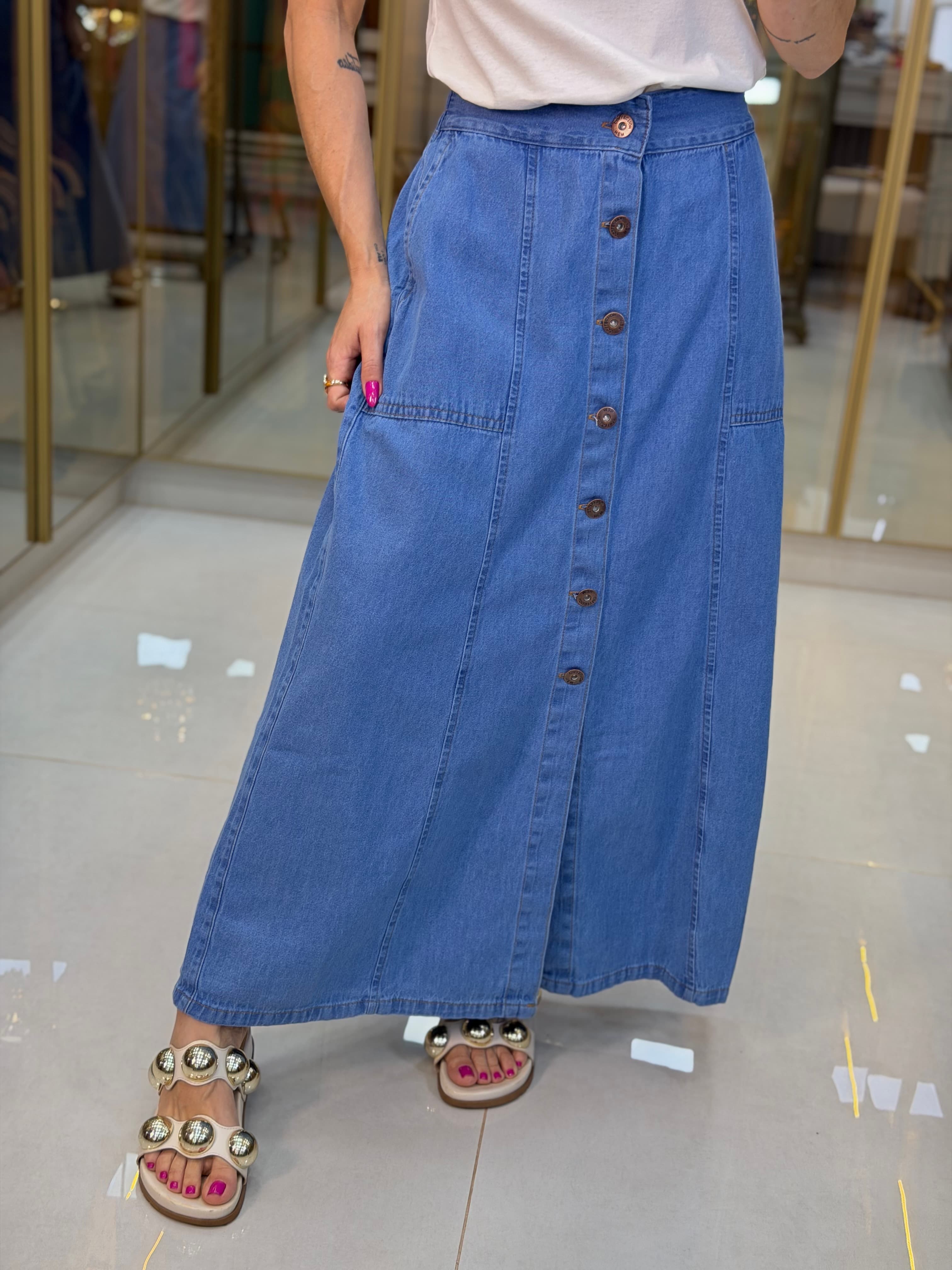 Saia Jeans