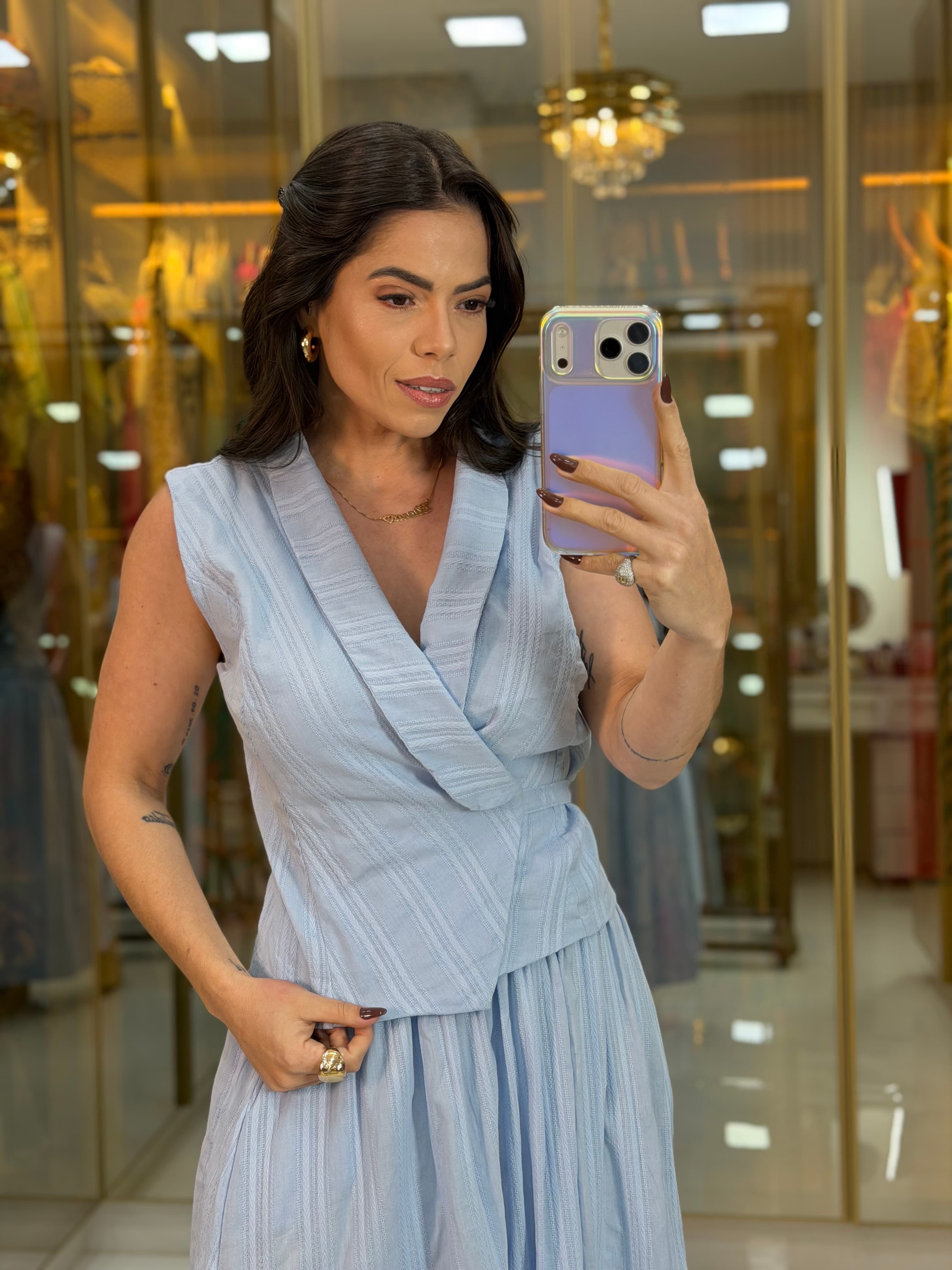 CONJUNTO SAIA AZUL
