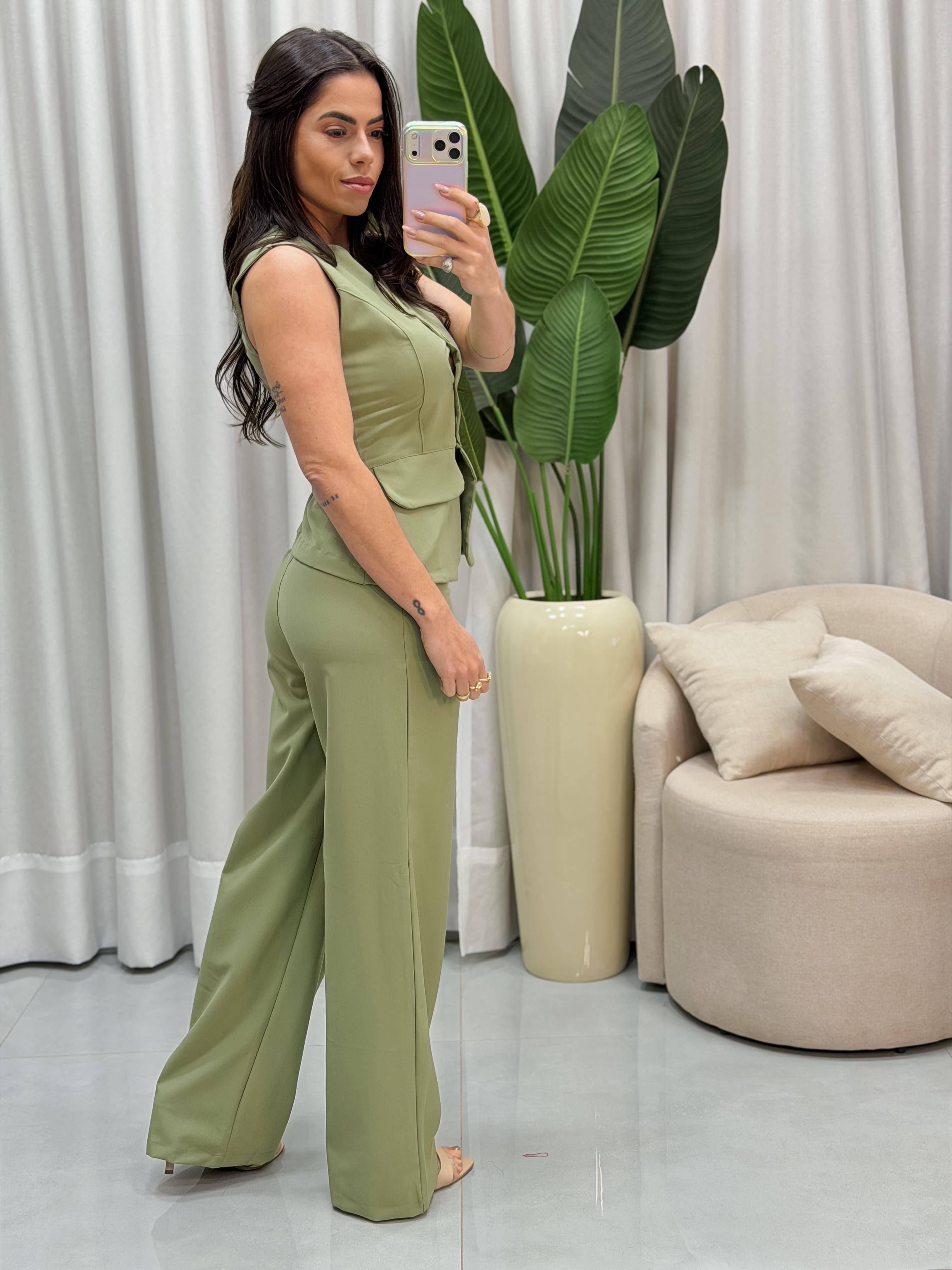 CONJUNTO VERDE MENTA