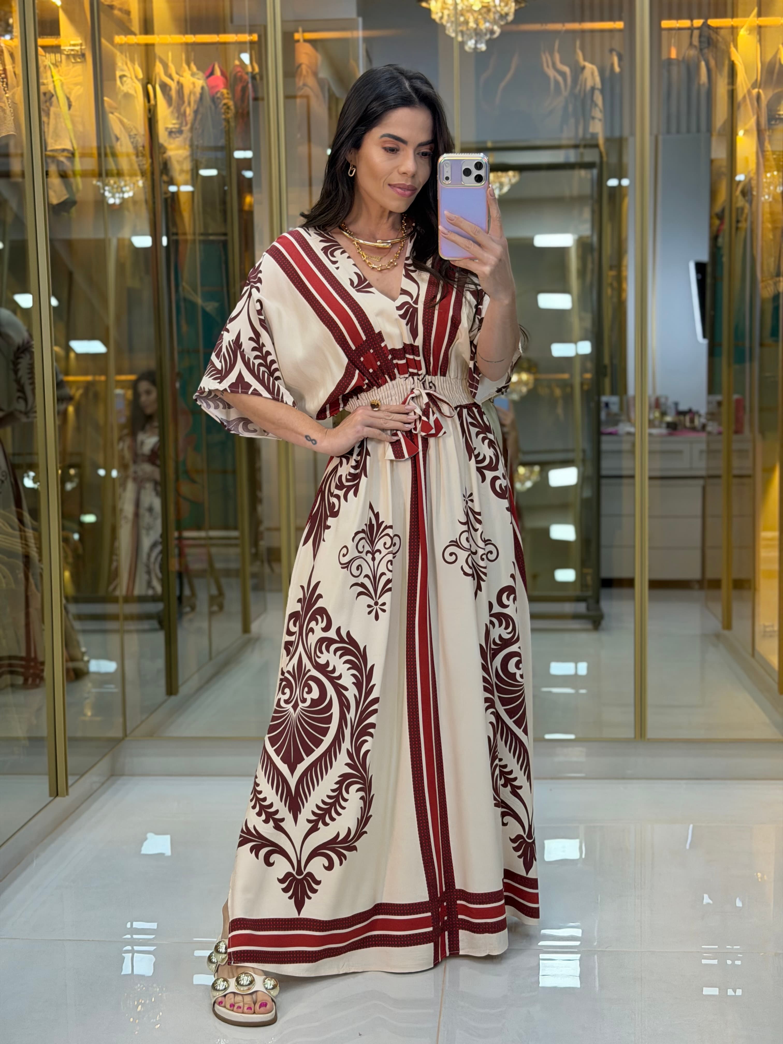 VESTIDO MANGA
