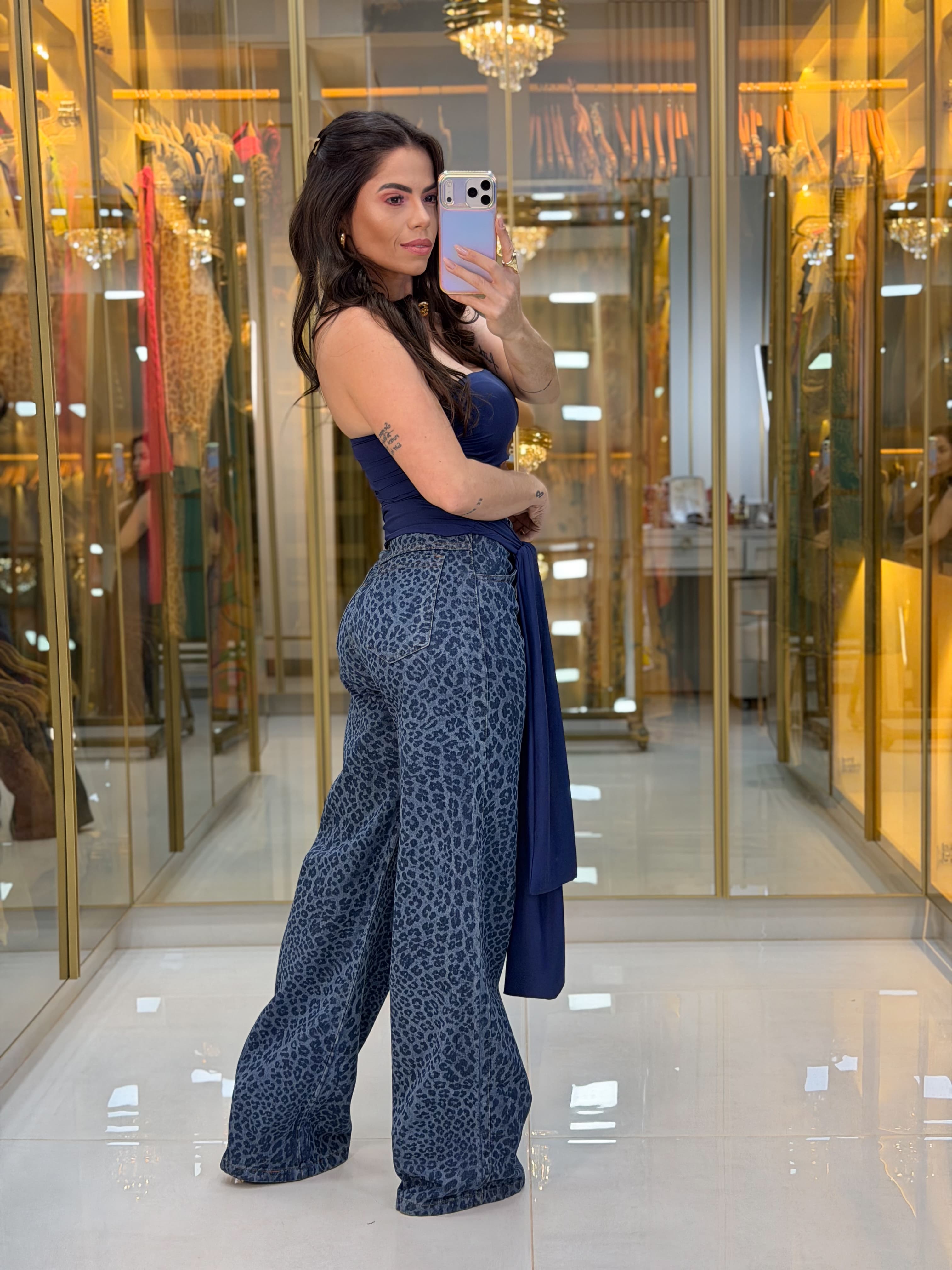 CALÇA JEANS ONÇA