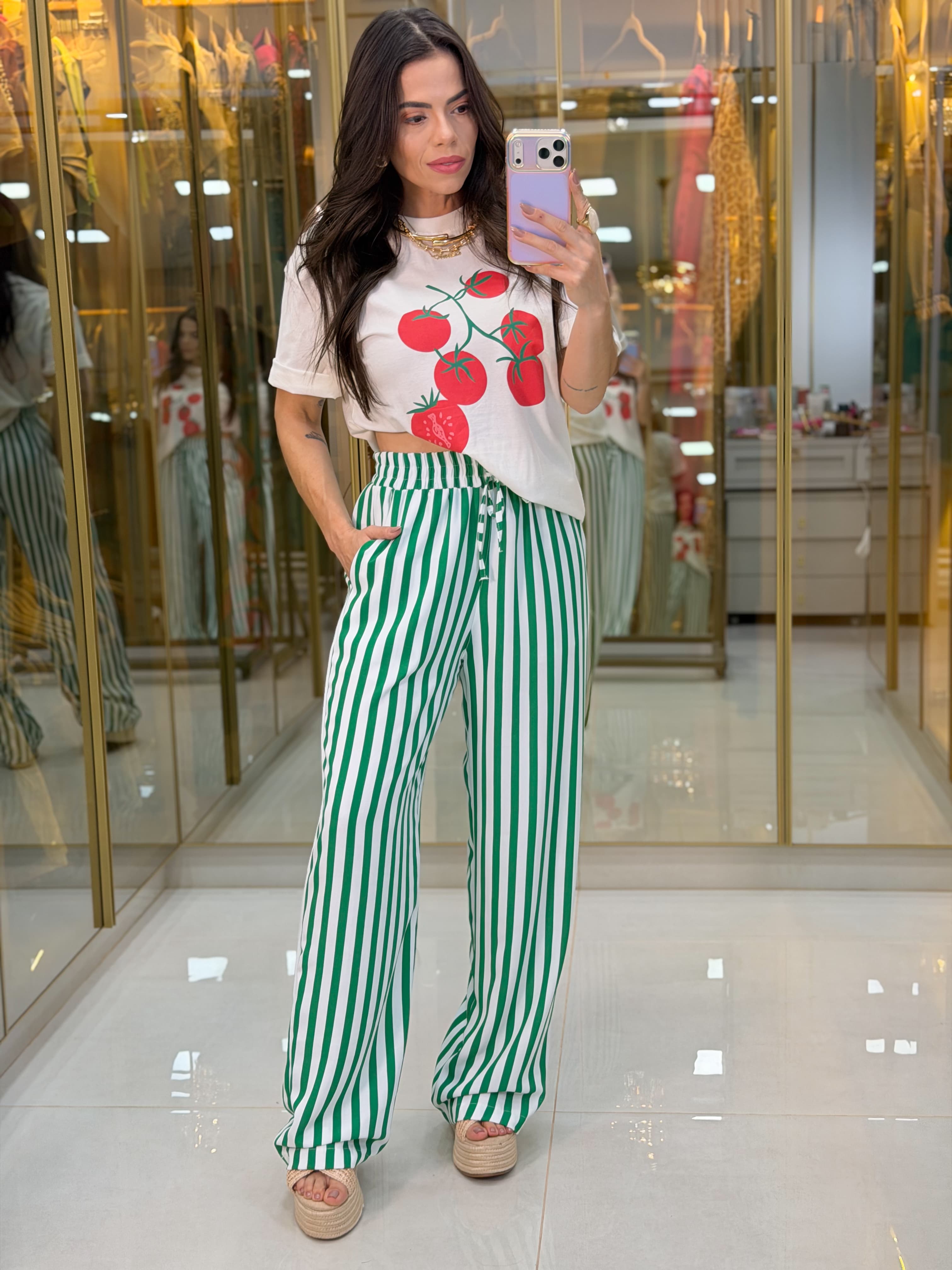 CALÇA PANTALONA LISTRA