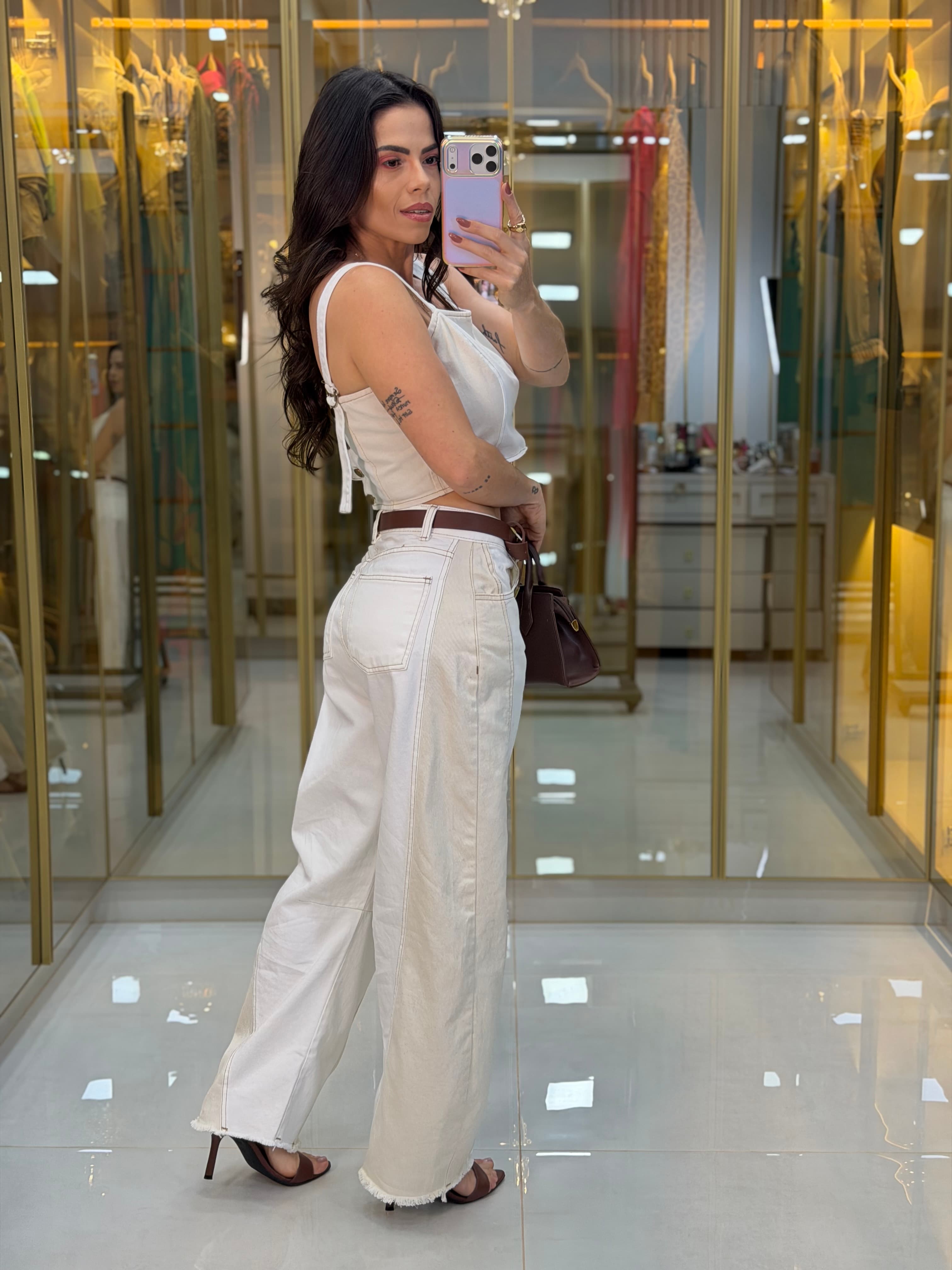 CONJUNTO JEANS BICOLLOR