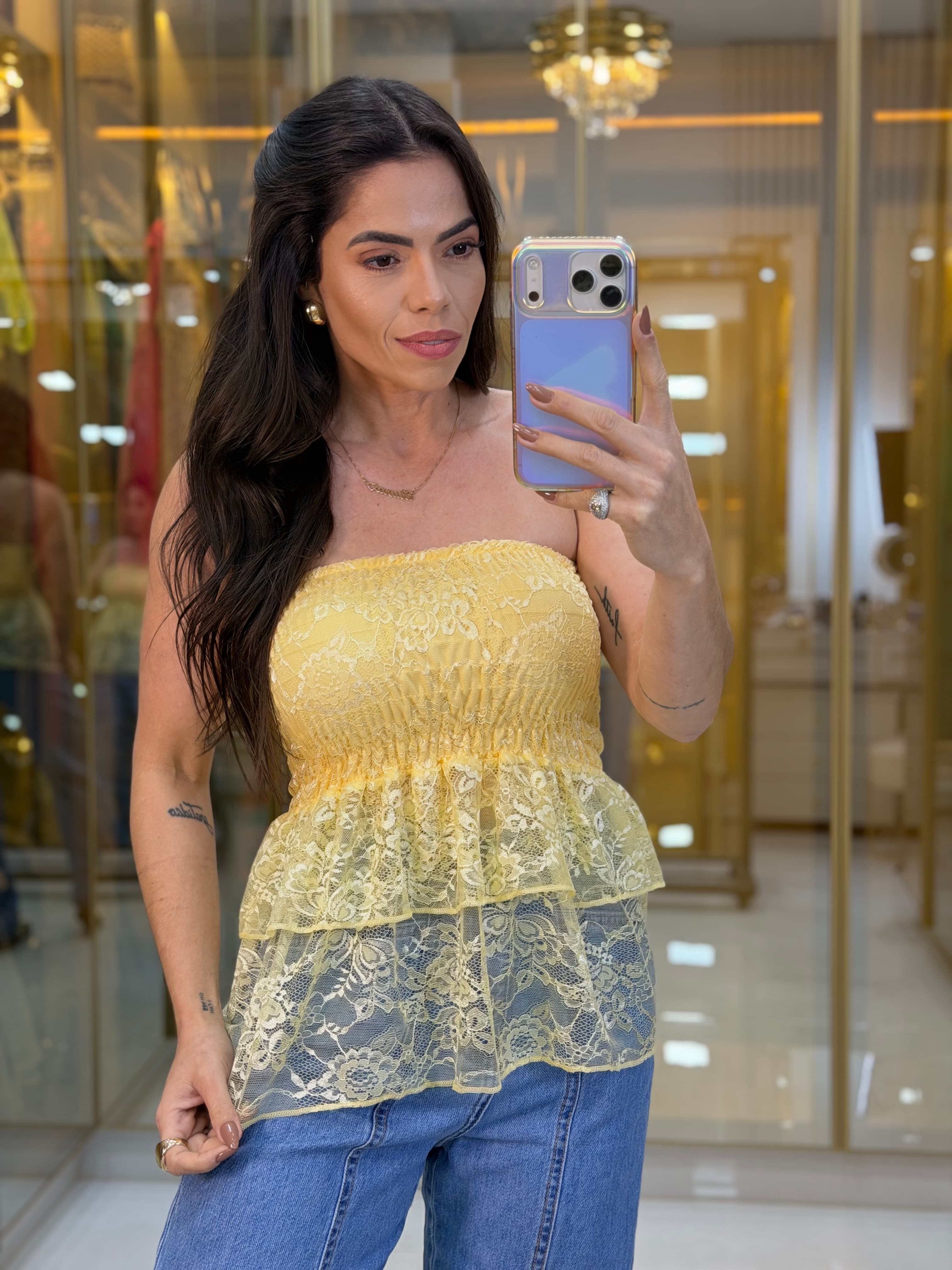 BLUSA RENDA