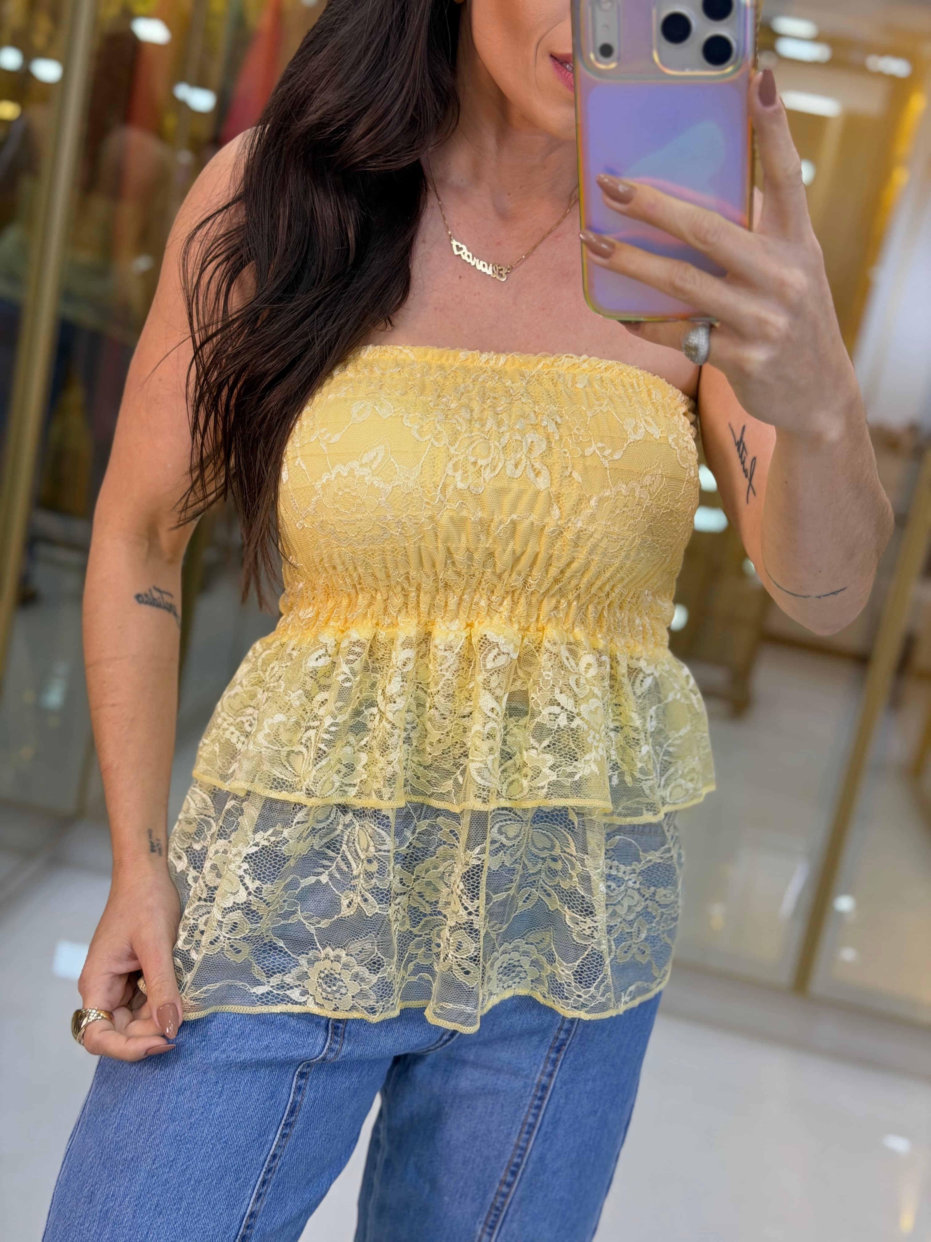 BLUSA RENDA