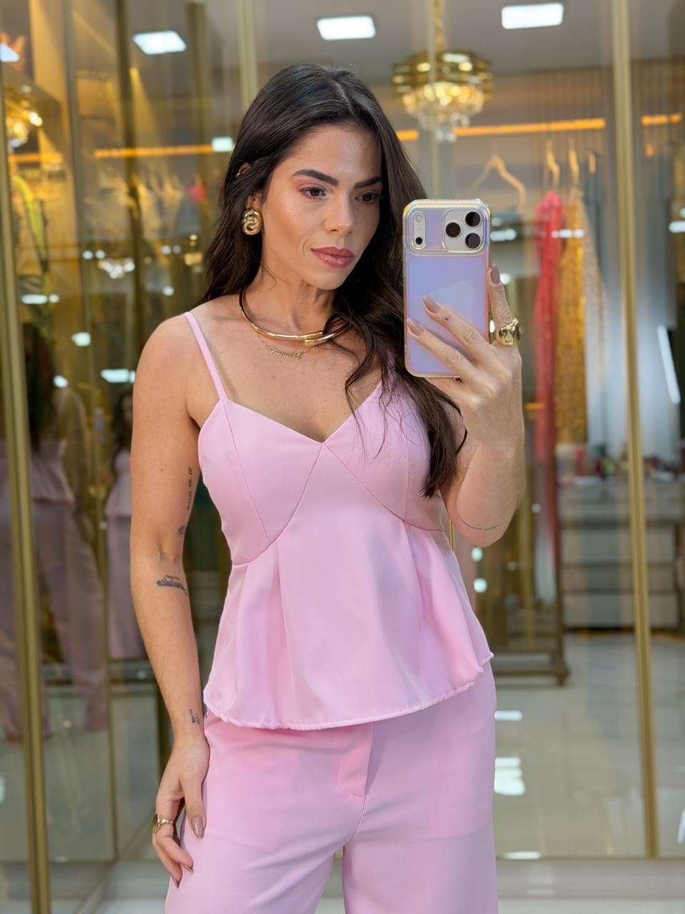 CONJUNTO CALÇA ALFAIATARIA
