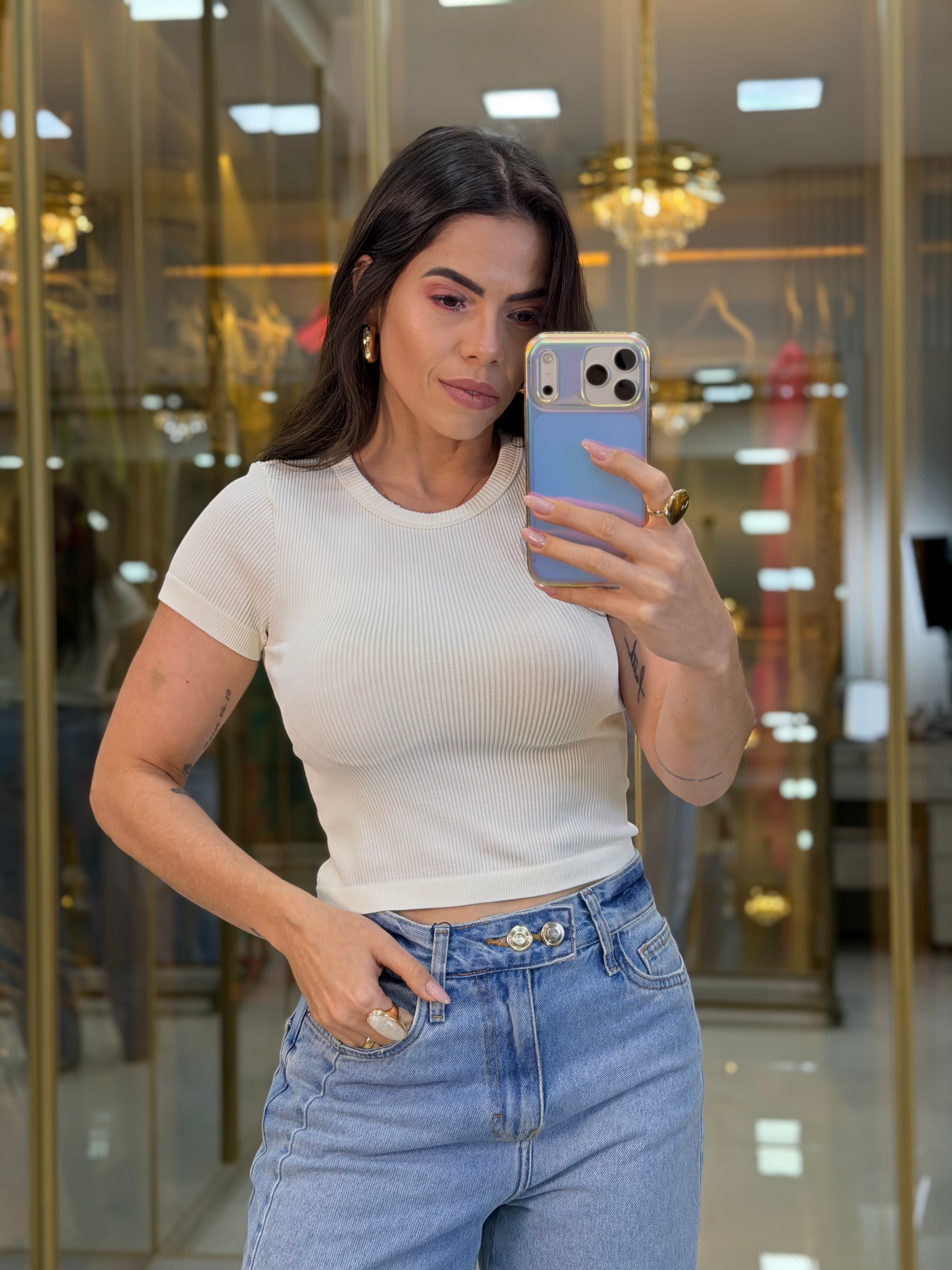 CROPPED MICROFIBRA