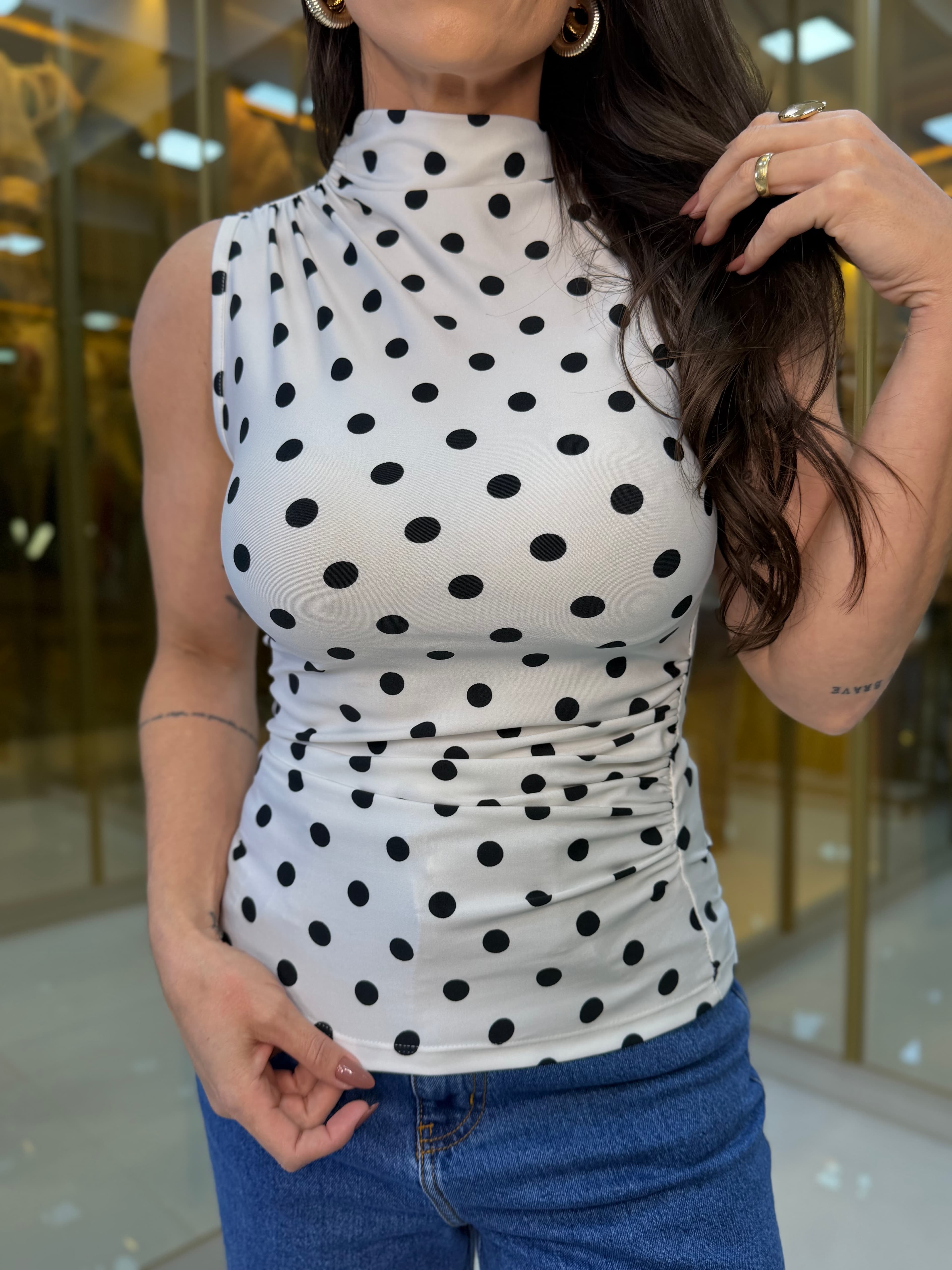 BLUSA POLIAMIDA GOLA