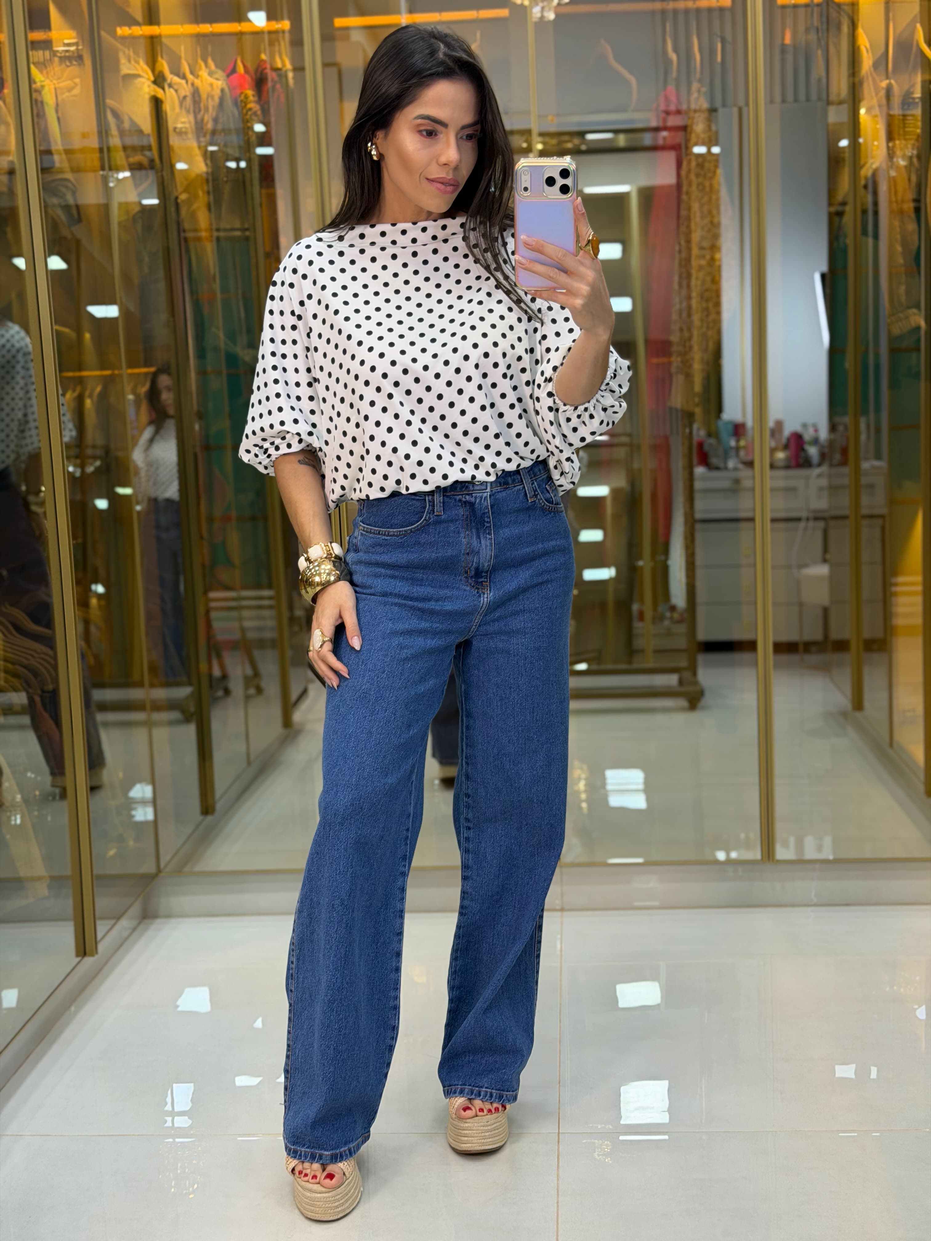 BLUSA POLIAMIDA OMBRO A OMBRO
