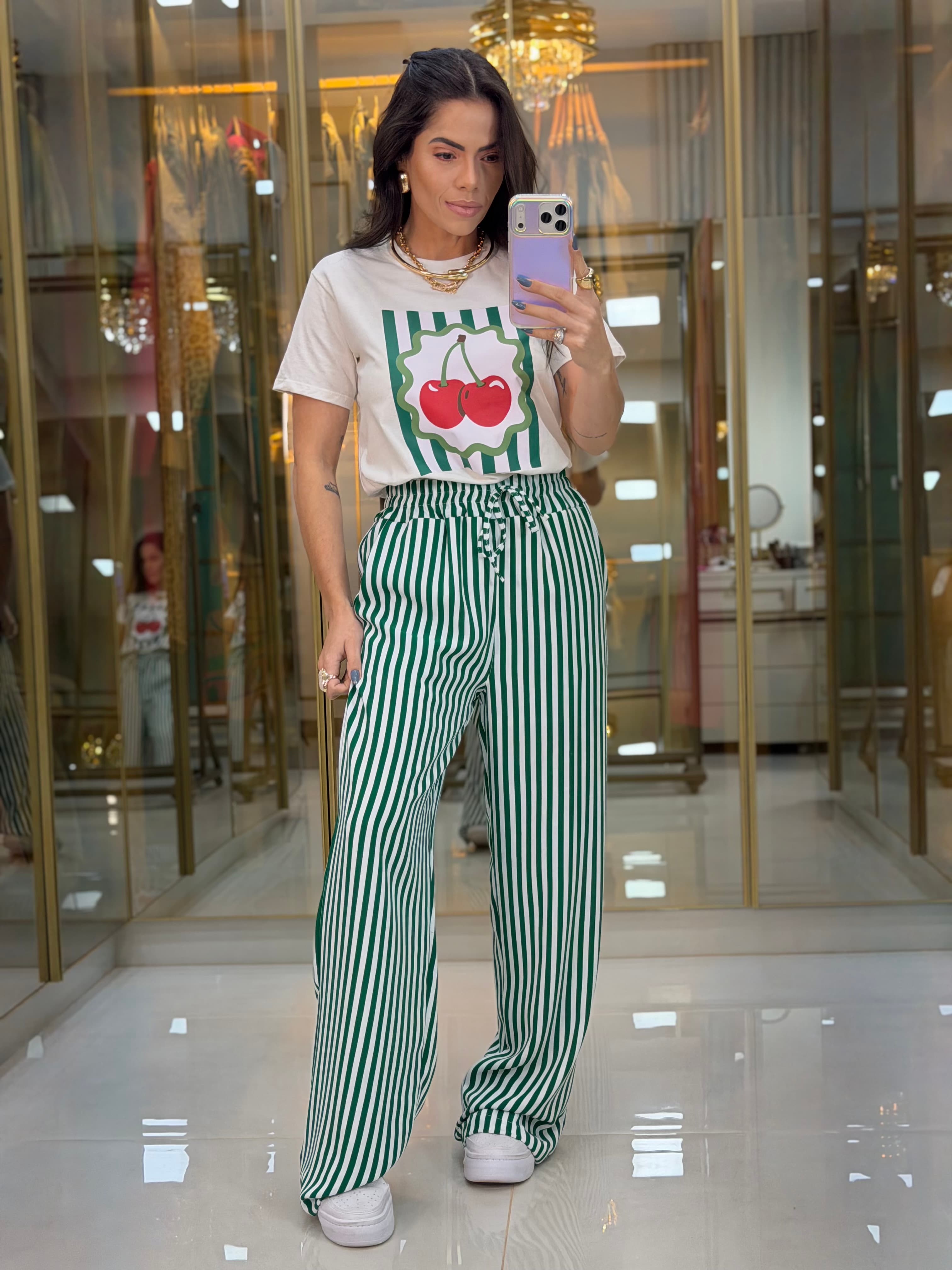 CALÇA PANTALONA LISTRA