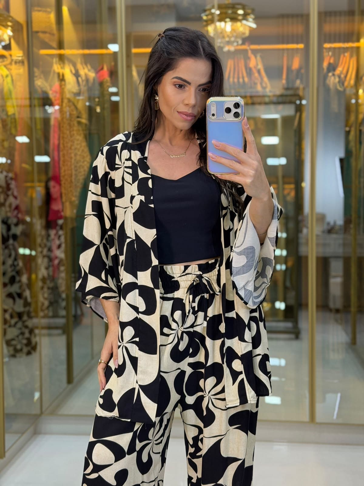 CONJUNTO KIMONO CALCA