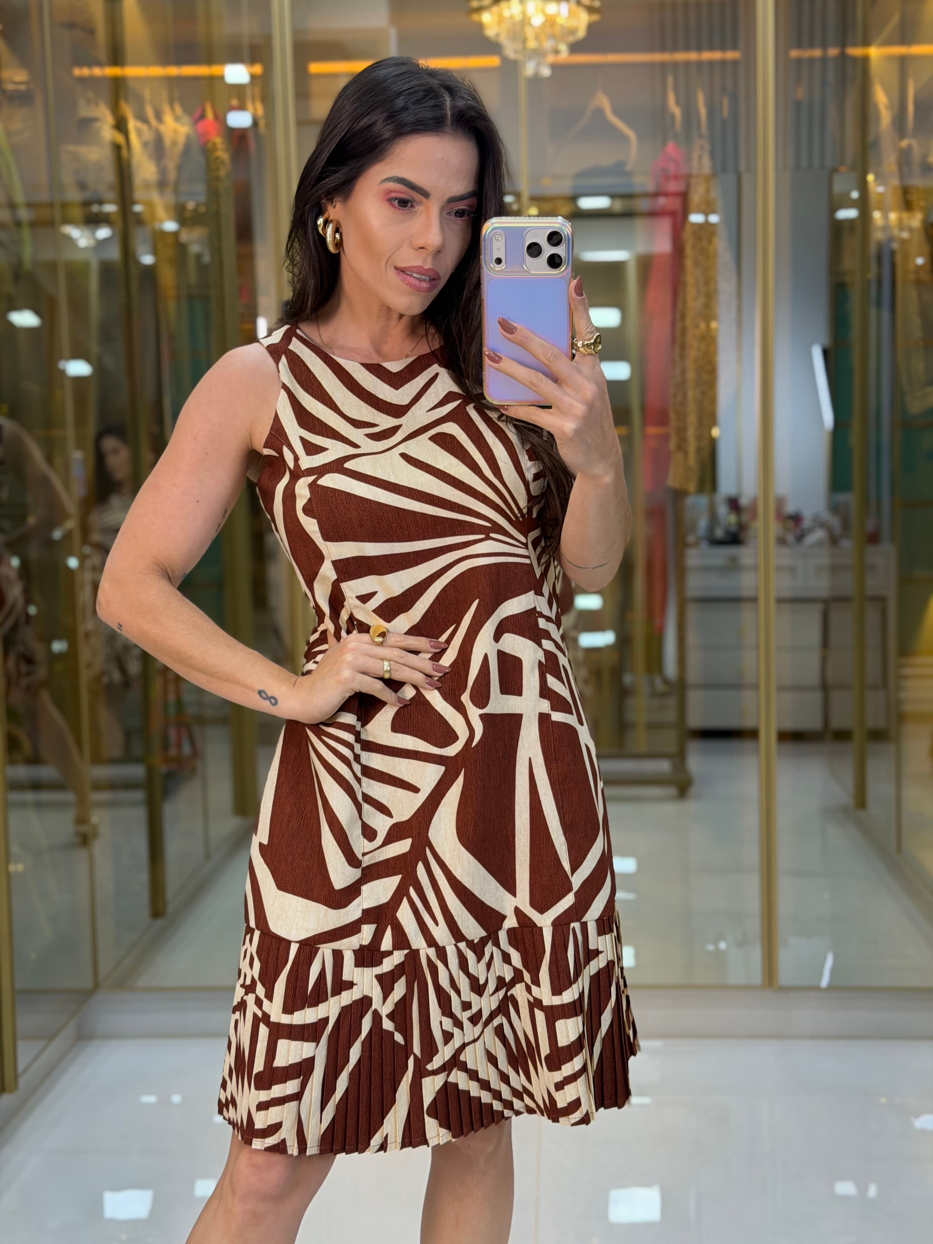 VESTIDO PLISSADO