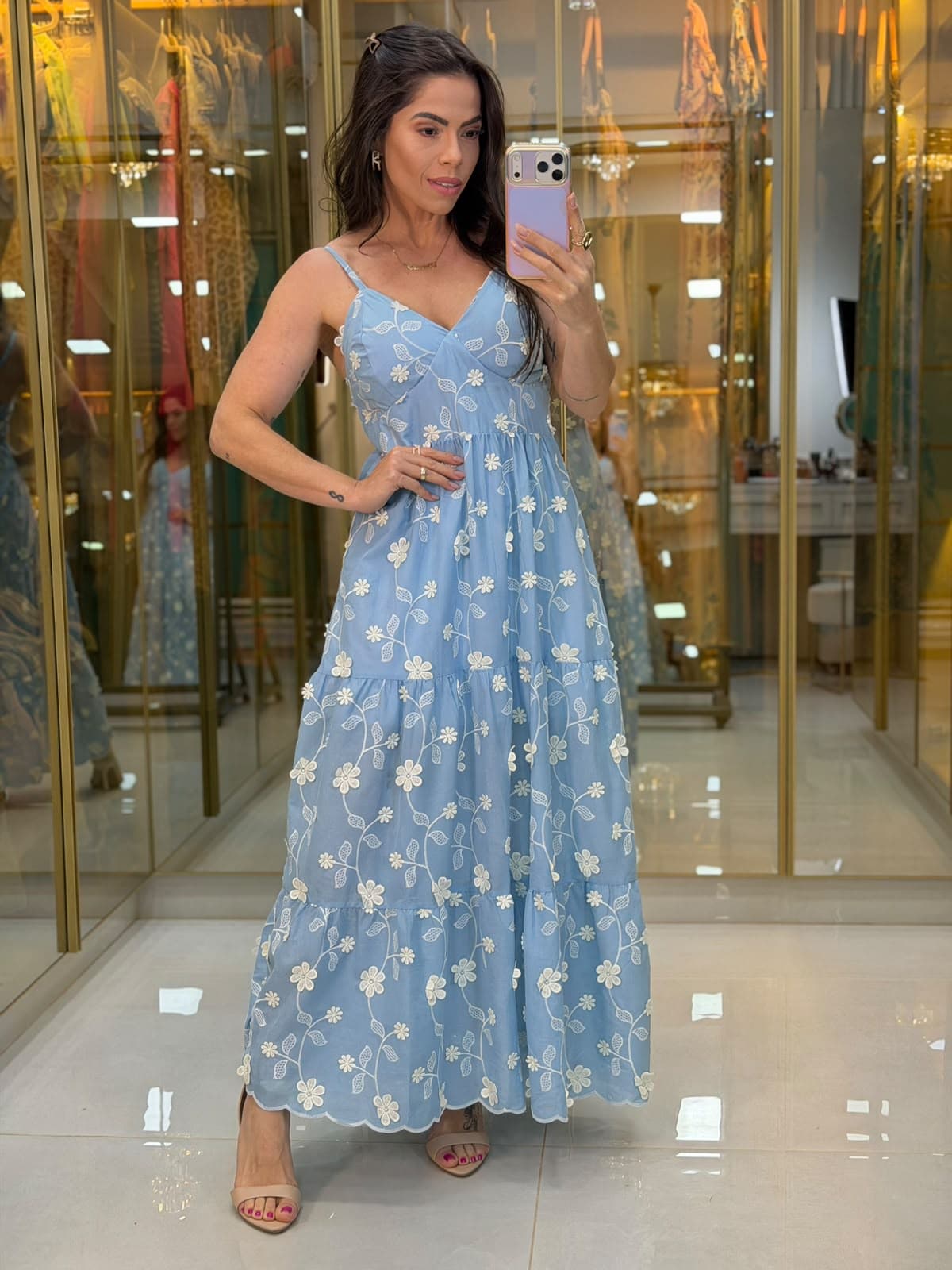 VESTIDO BORDADO