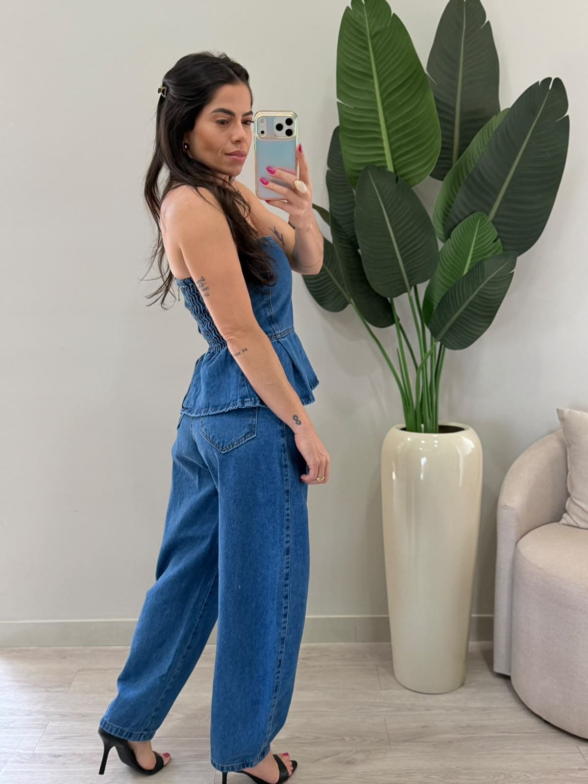 CONJUNTO CALÇA JEANS