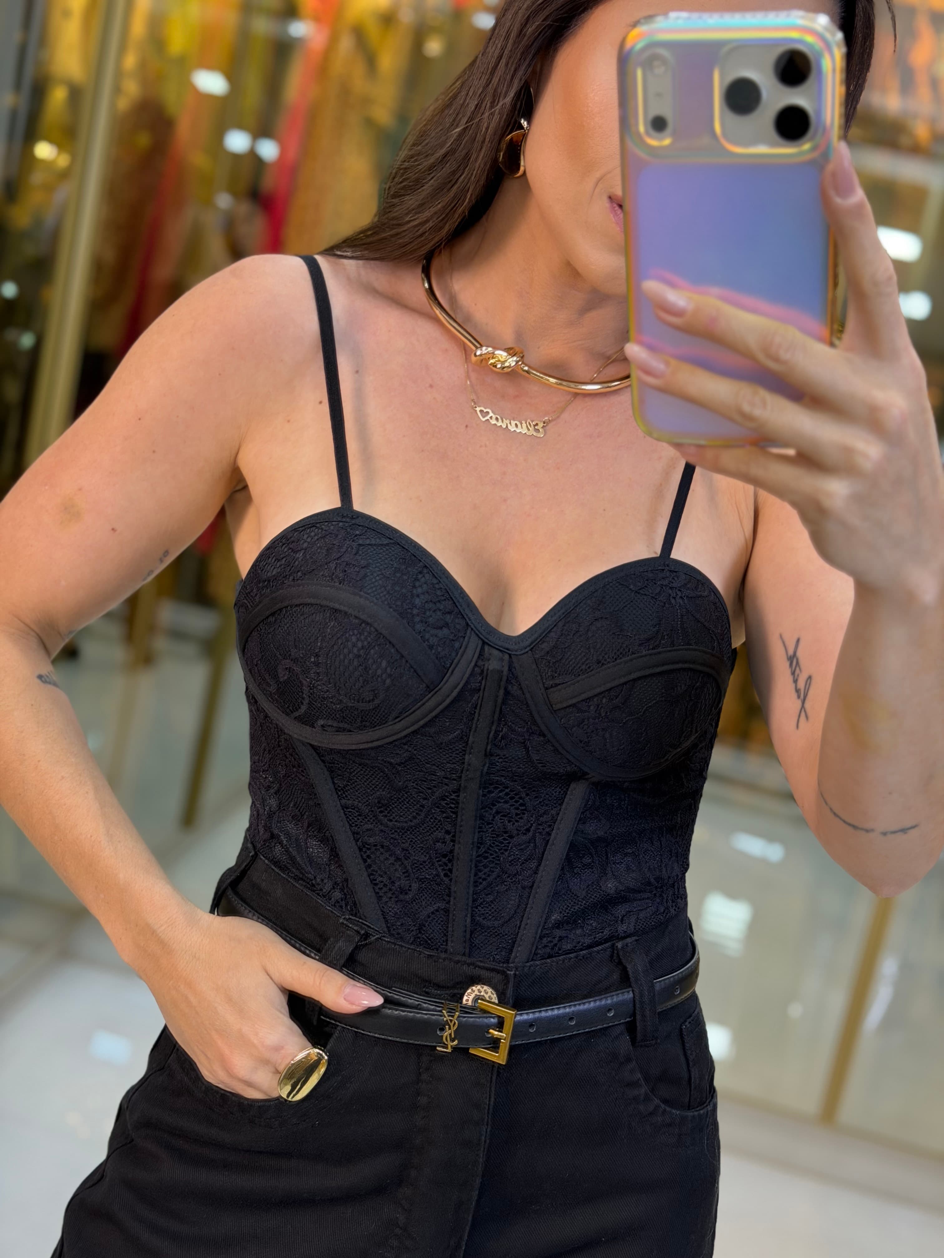 CORSELET RENDA