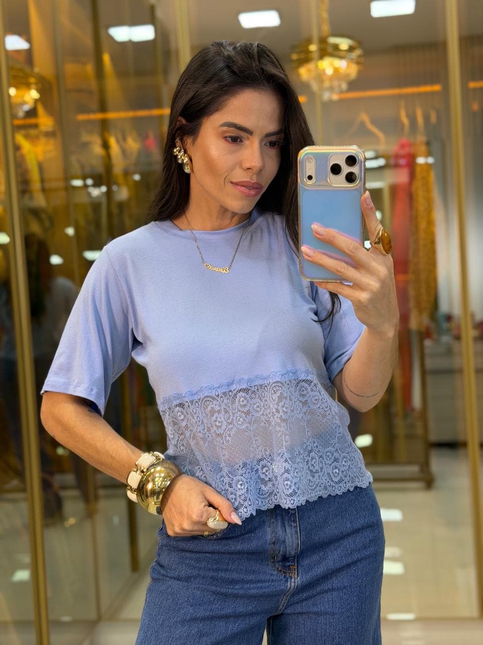 BLUSA RENDA