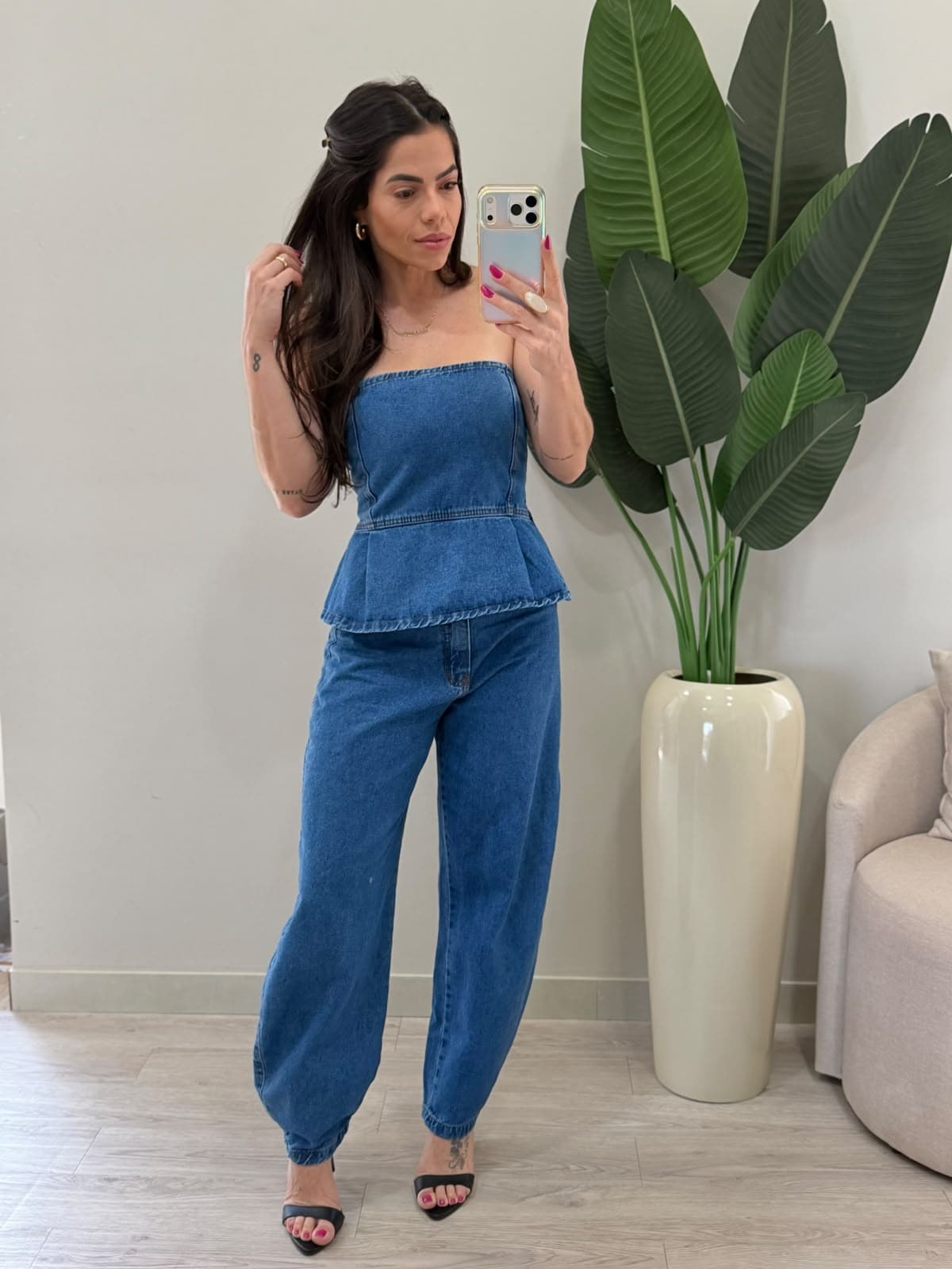 CONJUNTO CALÇA JEANS
