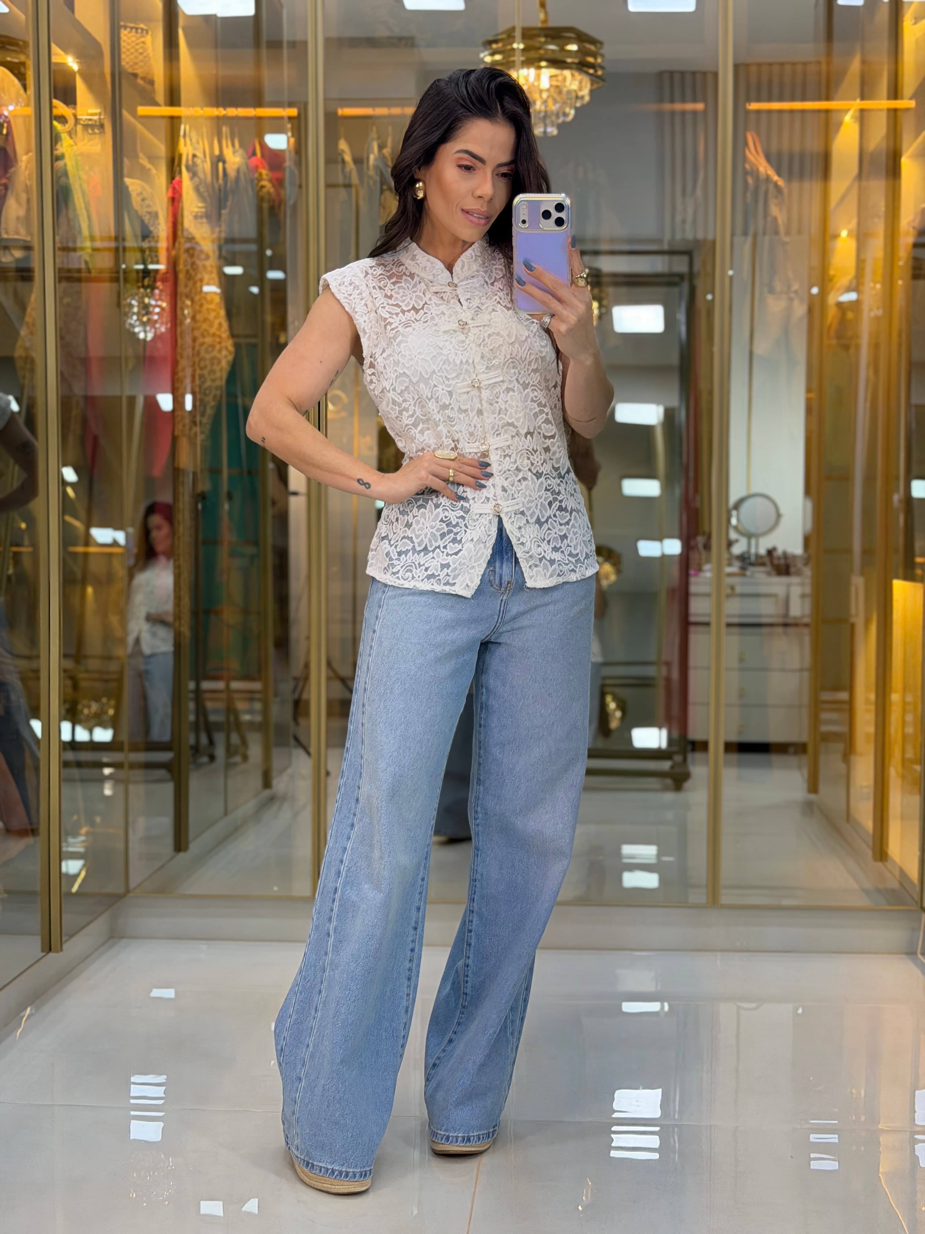 BLUSA RENDA