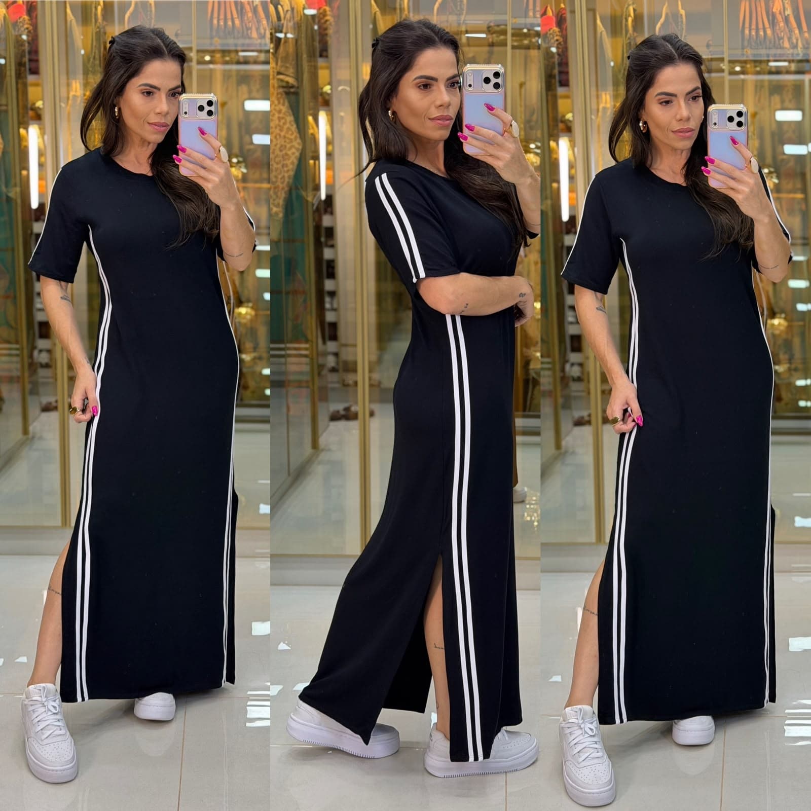 VESTIDO MANGA