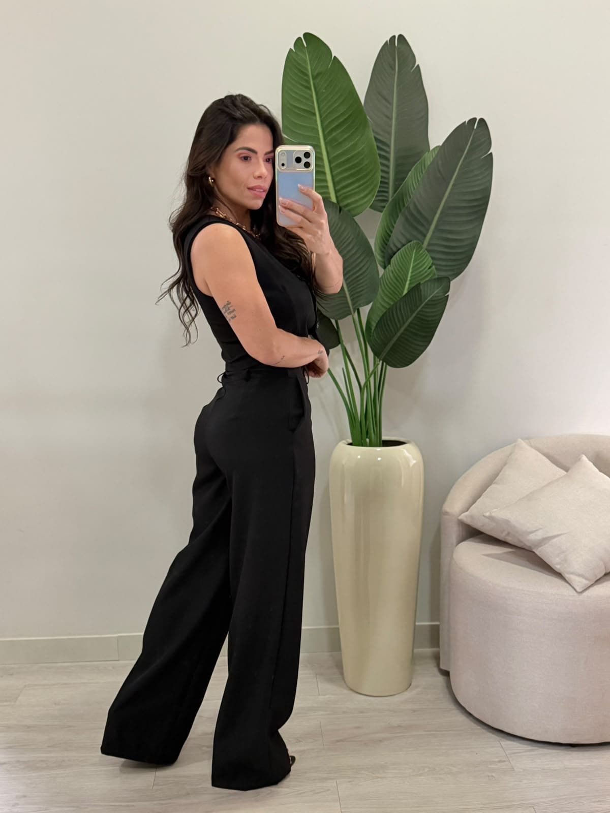 CONJUNTO COLETE ALFAIATARIA