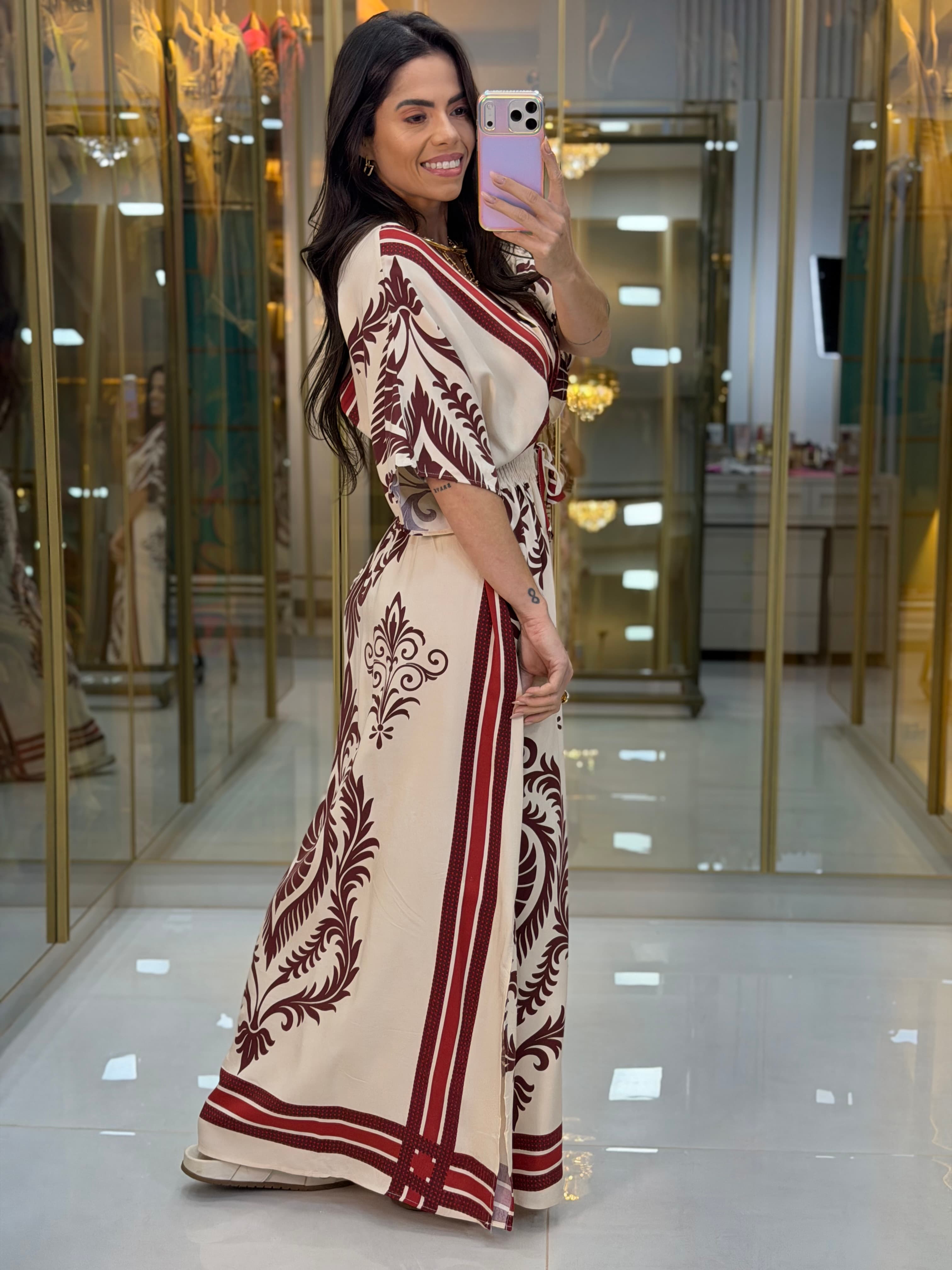 VESTIDO MANGA