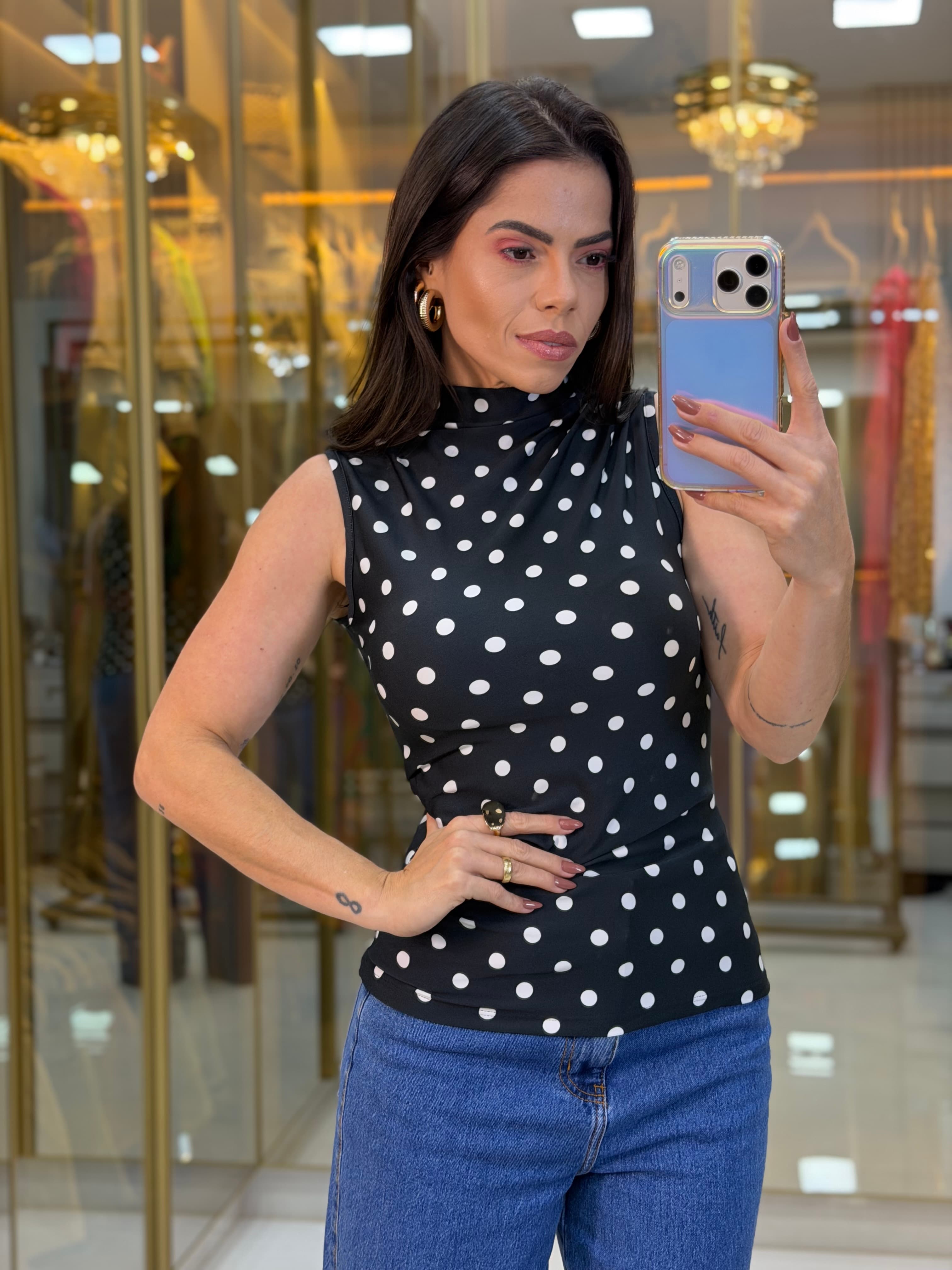 BLUSA POLIAMIDA GOLA