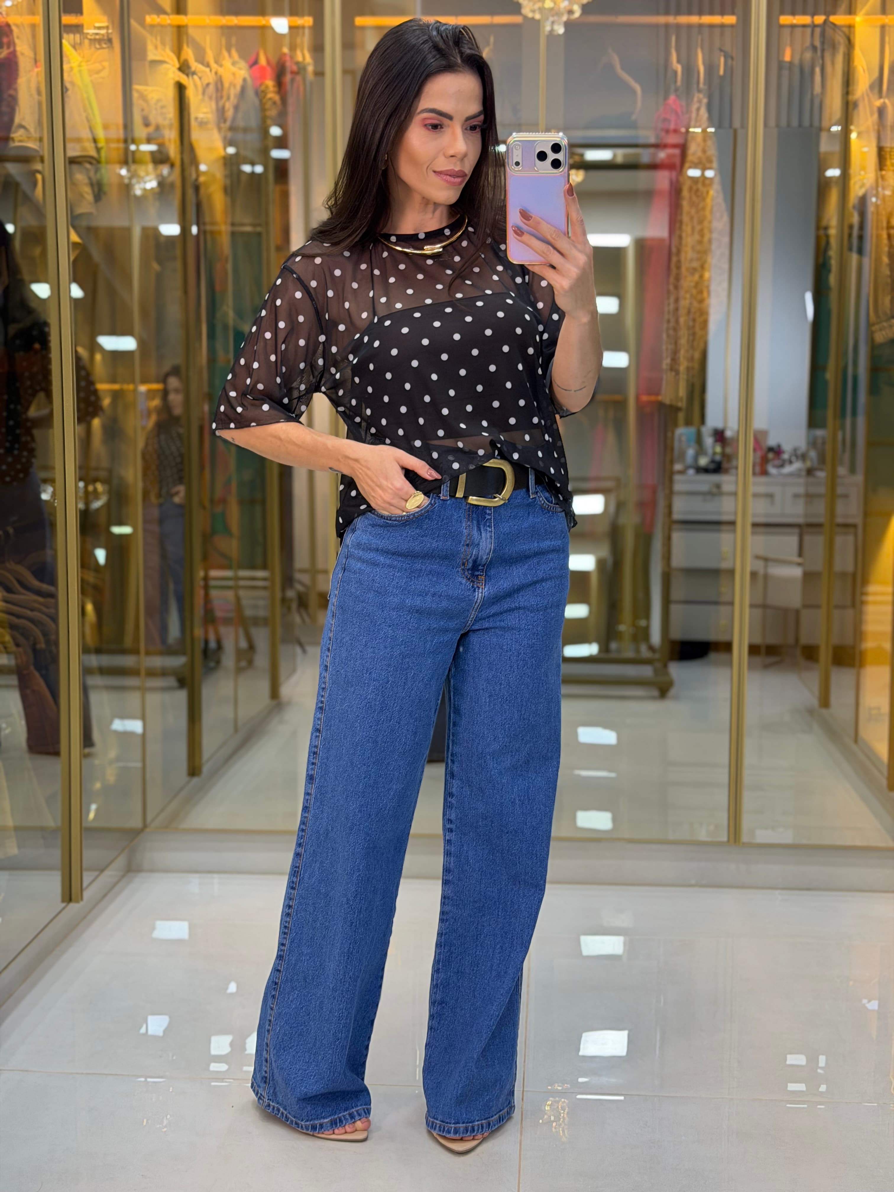 BLUSA TULE POA