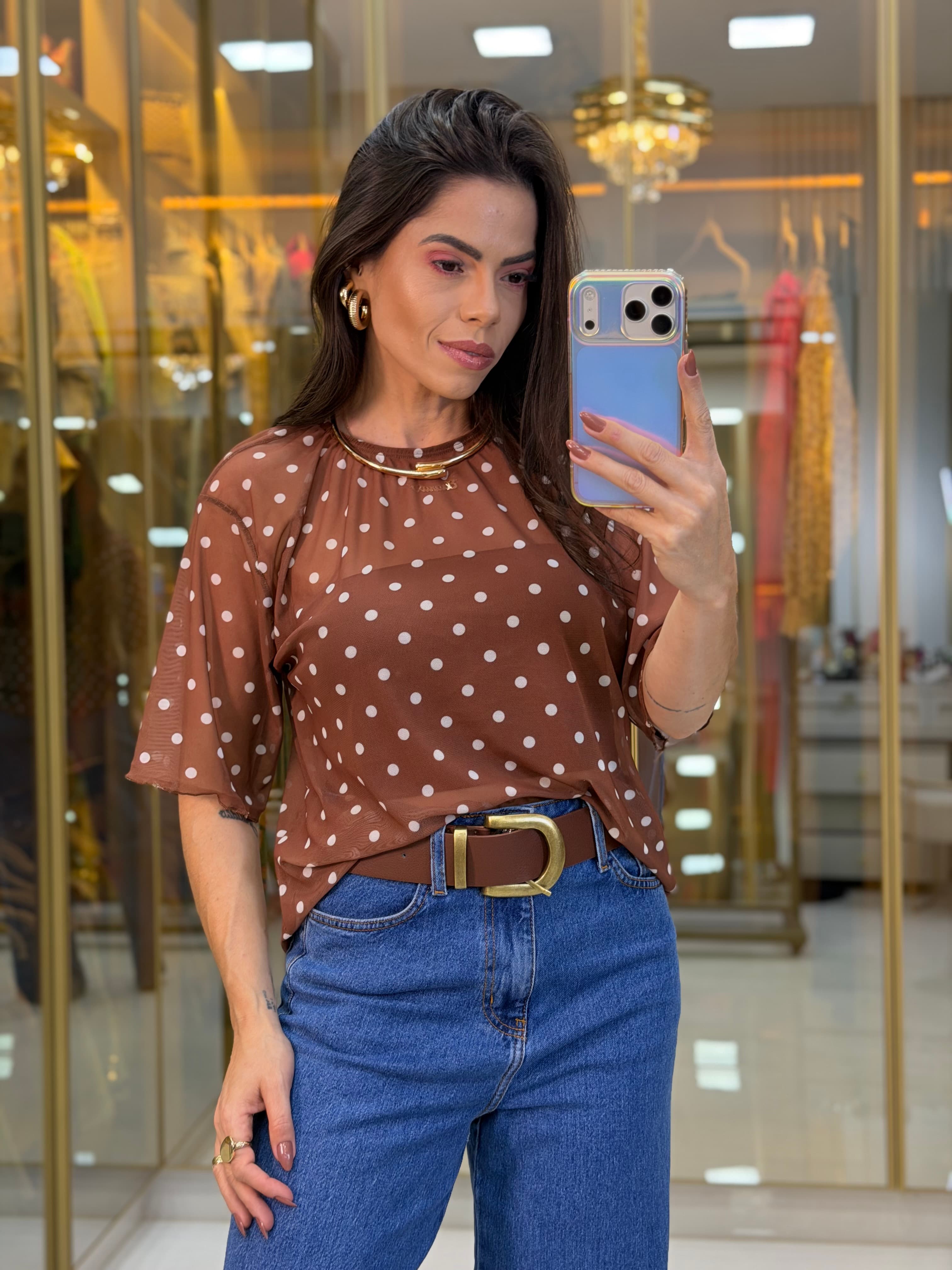 BLUSA TULE POA