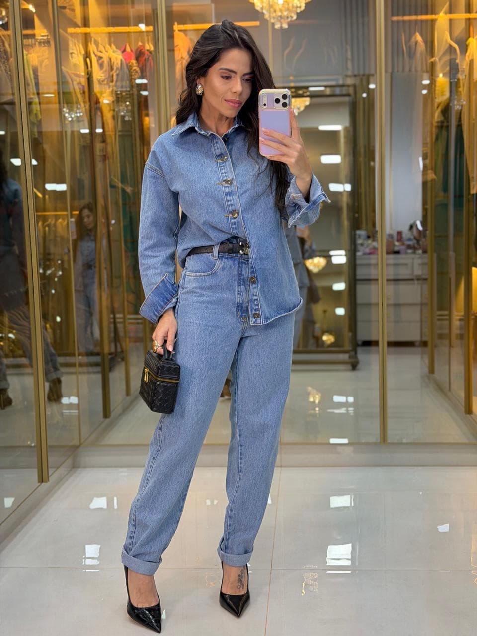 CONJUNTO JEANS CAMISA