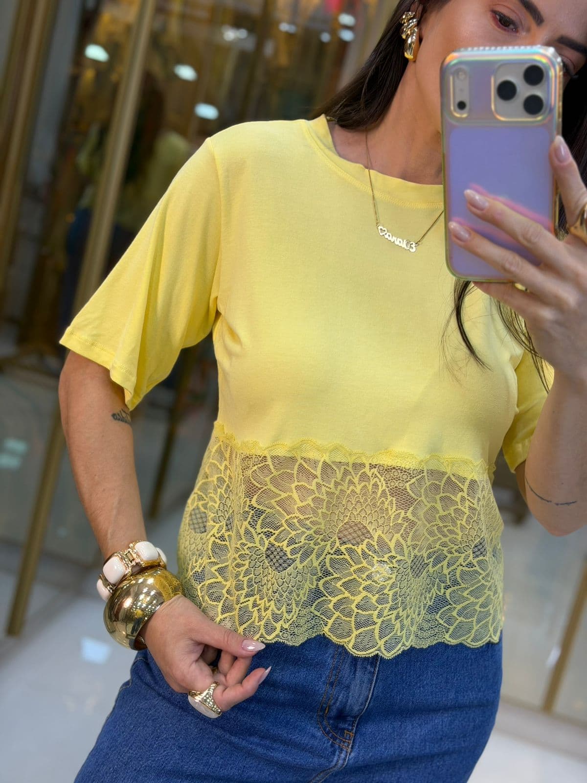 BLUSA RENDA