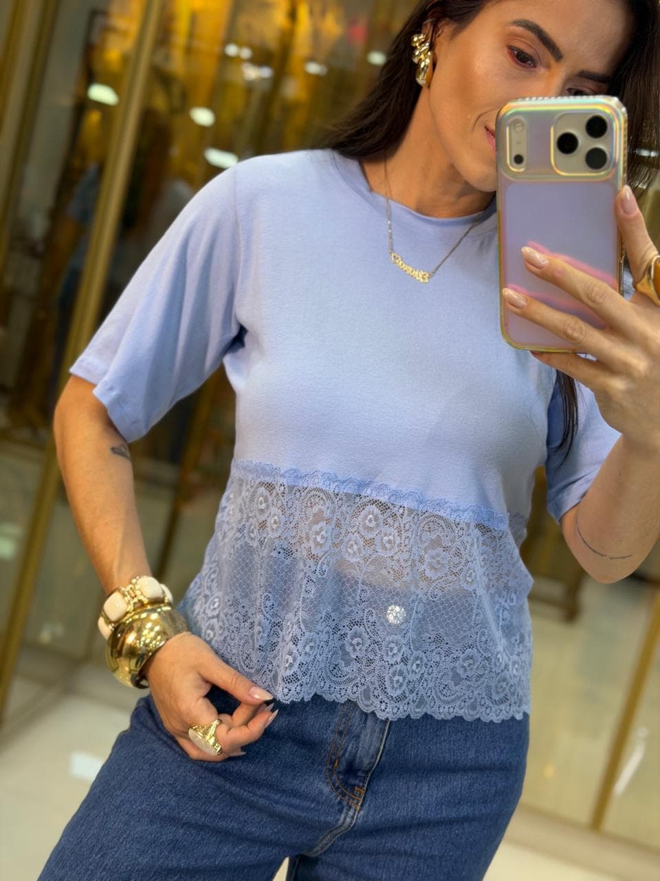 BLUSA RENDA