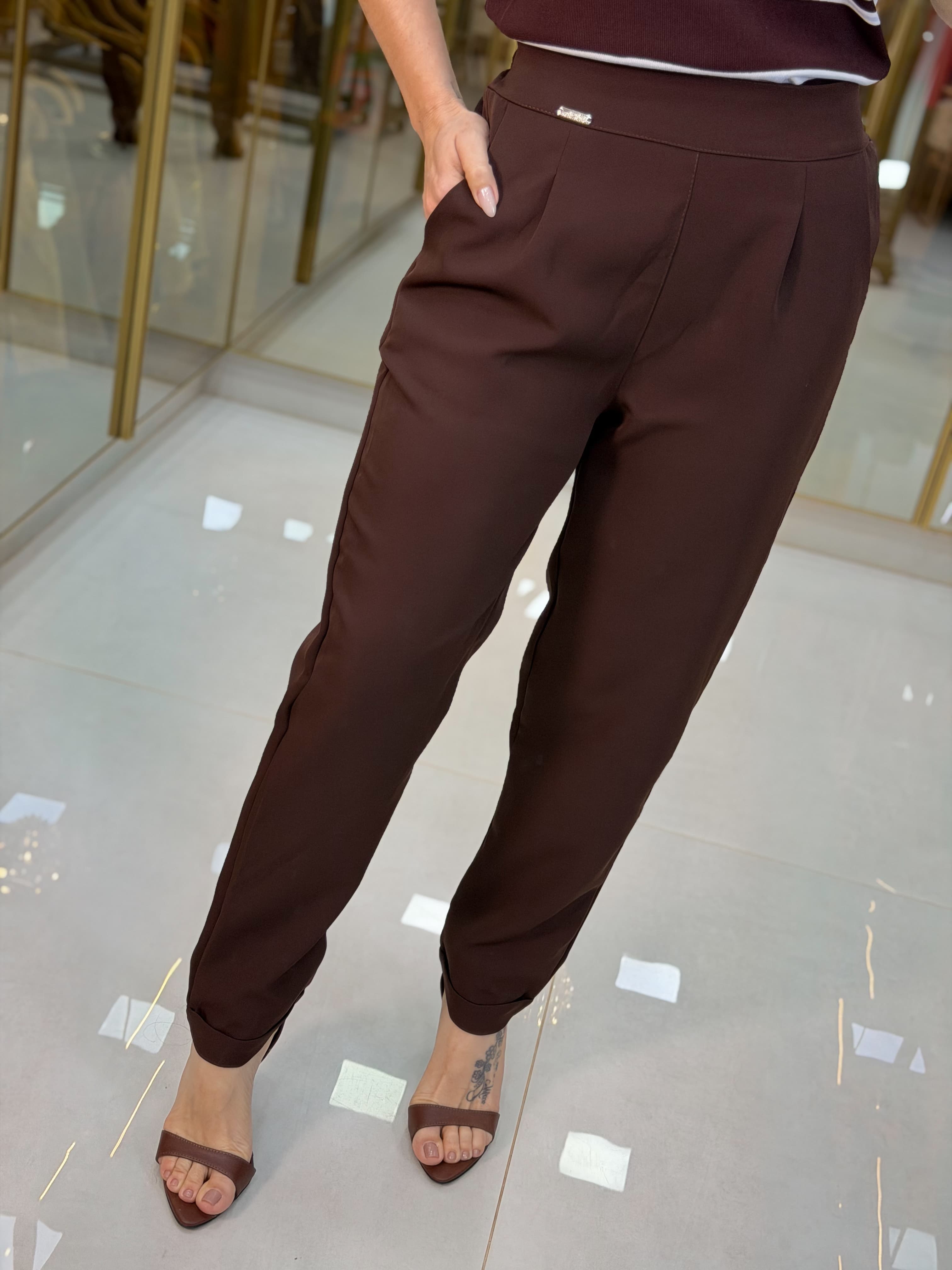 CALÇA ALFAIATARIA ELÁSTICO