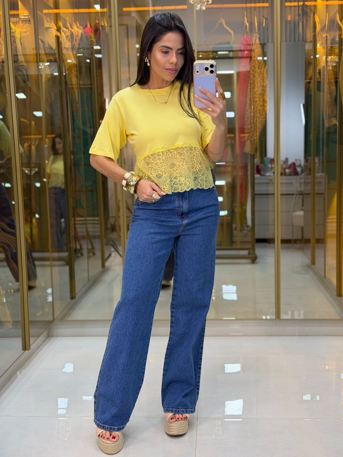 BLUSA RENDA