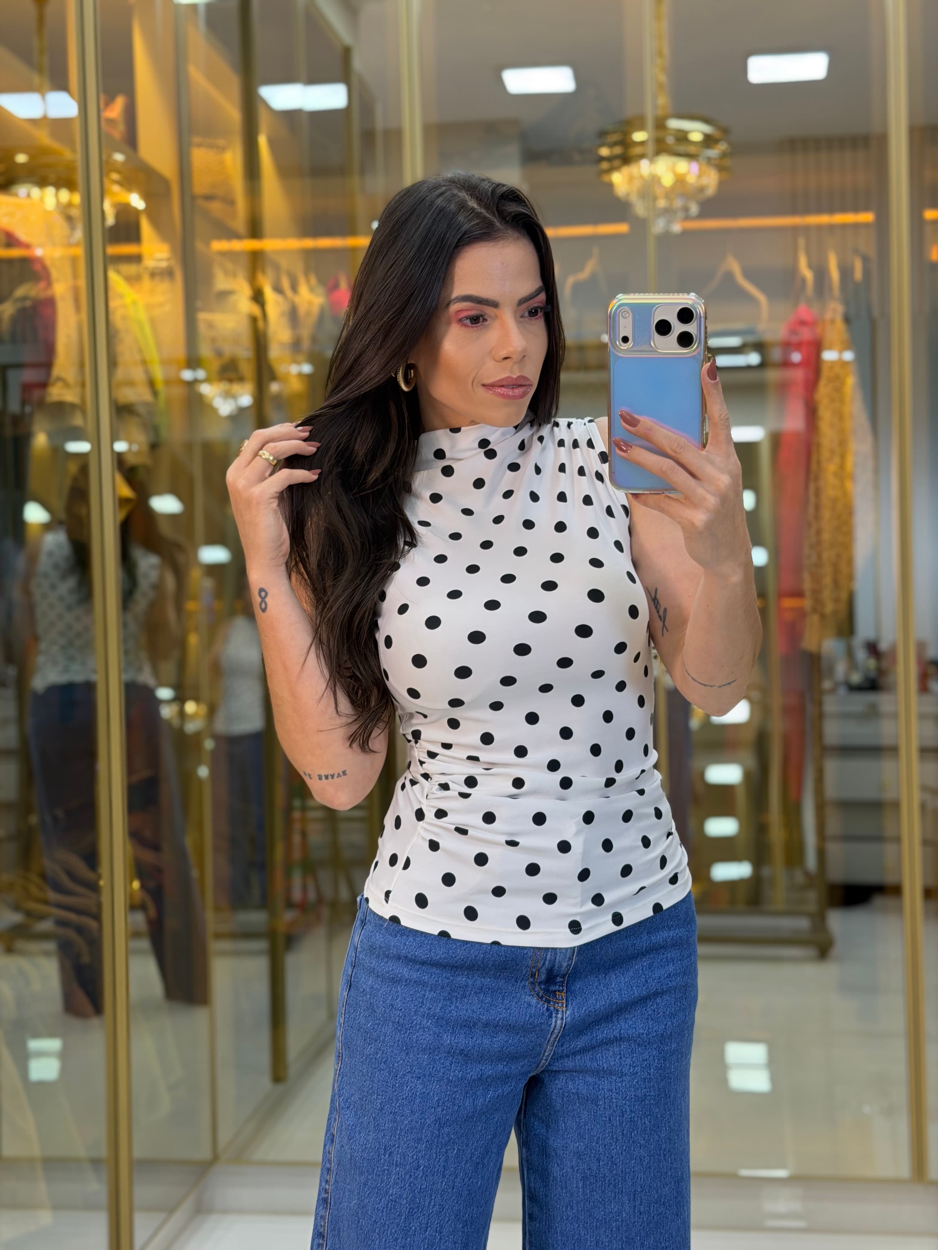 BLUSA POLIAMIDA GOLA
