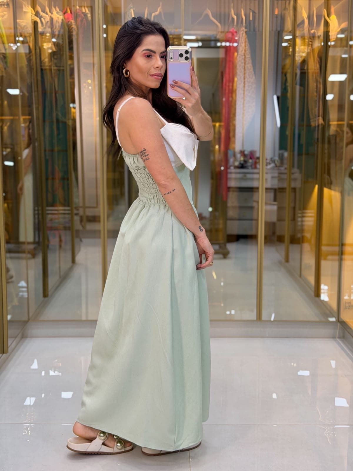 VESTIDO LAÇO BOJO