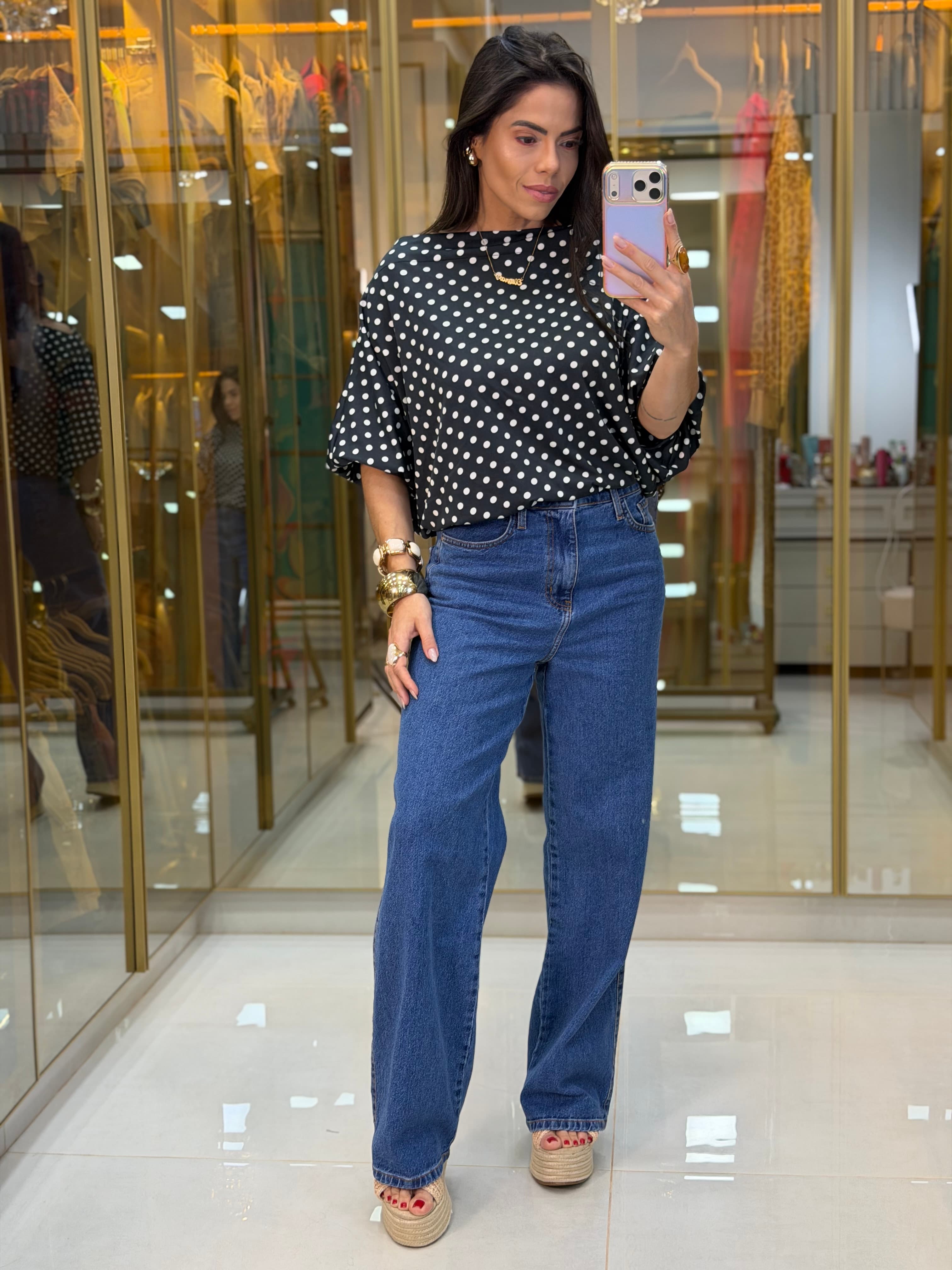 BLUSA POLIAMIDA OMBRO A OMBRO